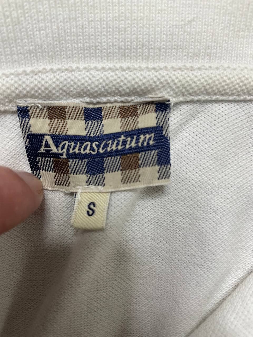 Aquascutum × Vintage Aquascutum Vintage Polo Tee size S Size US S / EU 44-46 / 1 - 2 Thumbnail