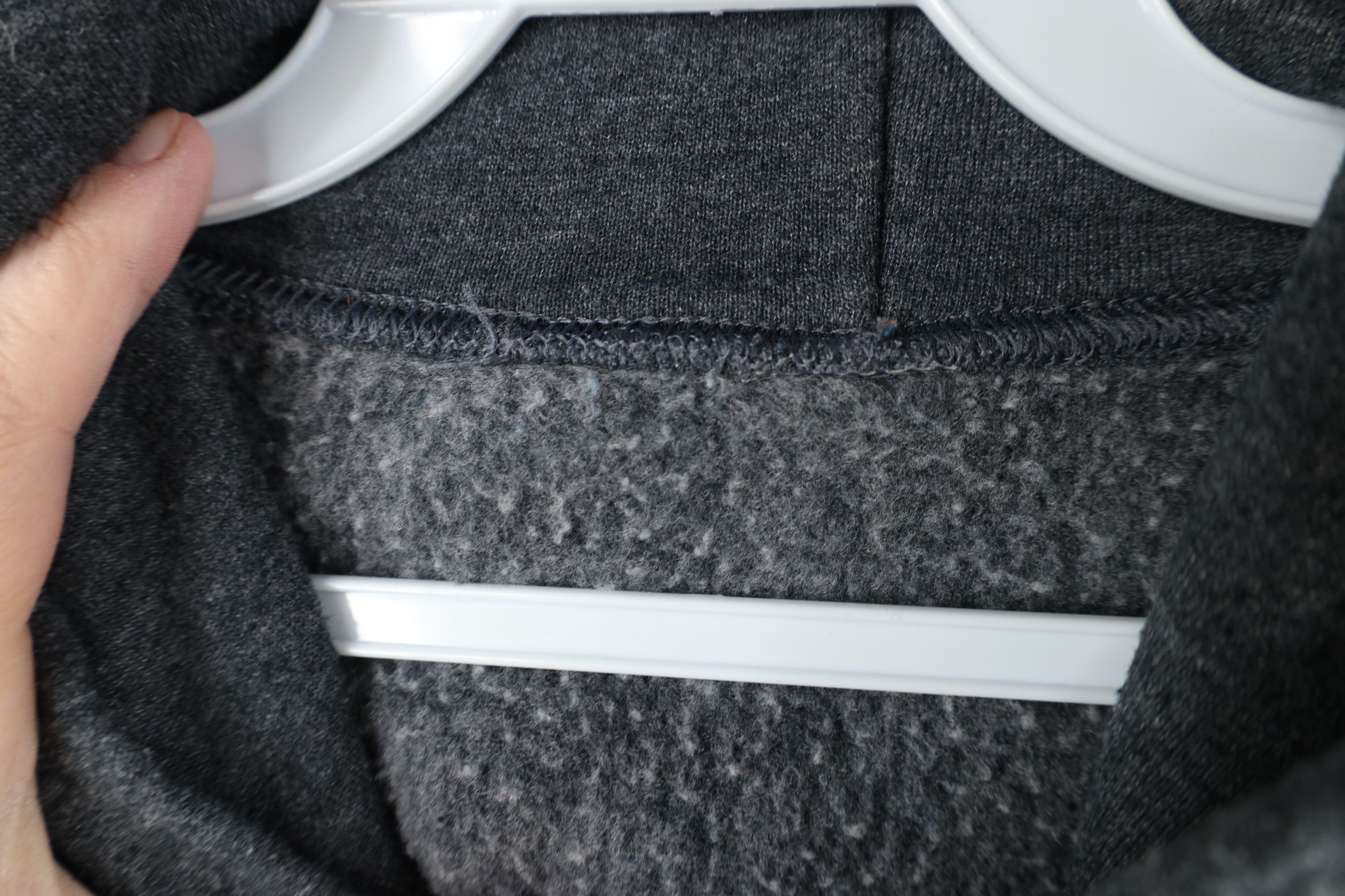 Vintage Vintage 90s Y2K Streetwear Boxy Fit Hoodie Sweatshirt Gray Size US XXL / EU 58 / 5 - 5 Thumbnail
