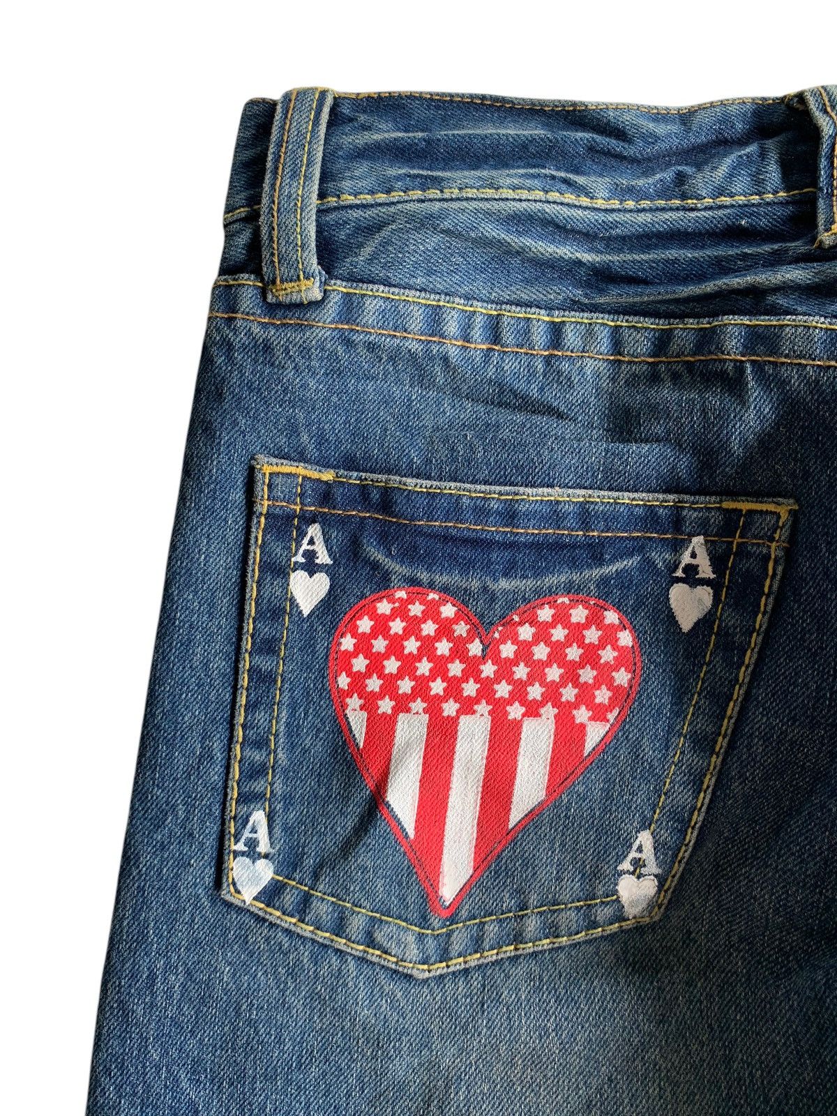 Other RARE💥CO&LU SELVEDGE PLAY GAME DISTRESSED DENIM🎌 Size US 29 - 12 Thumbnail