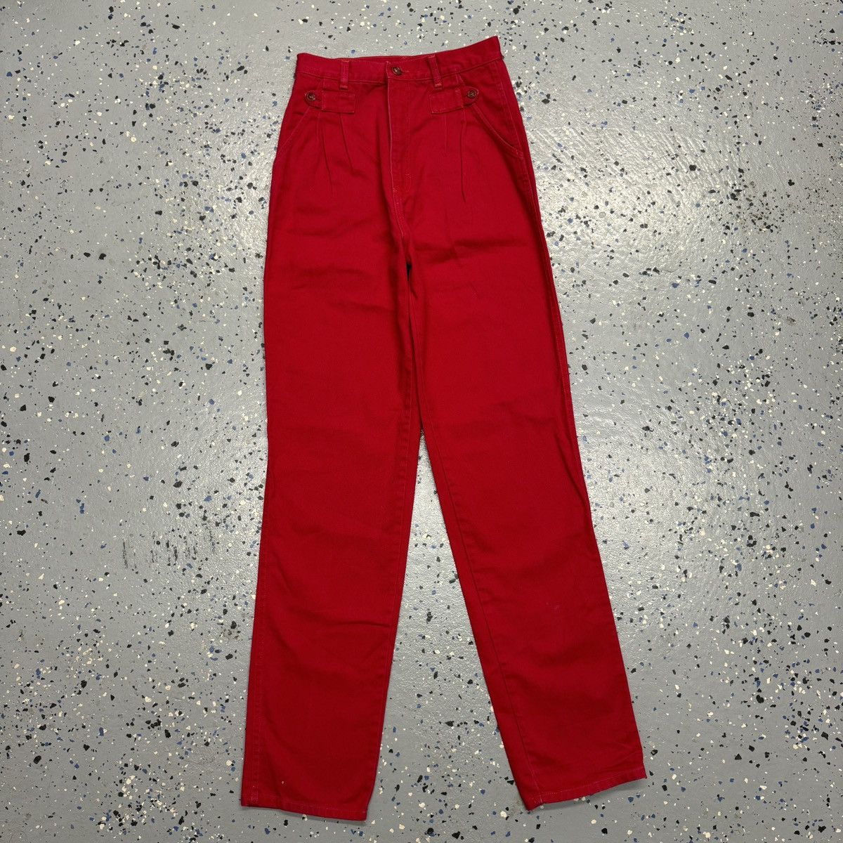Vintage × Wrangler Wrangler Jean Women 11 Red Silverlake Bootcut Vintage 90s Size 26" / US 2 / IT 38 - 2 Thumbnail