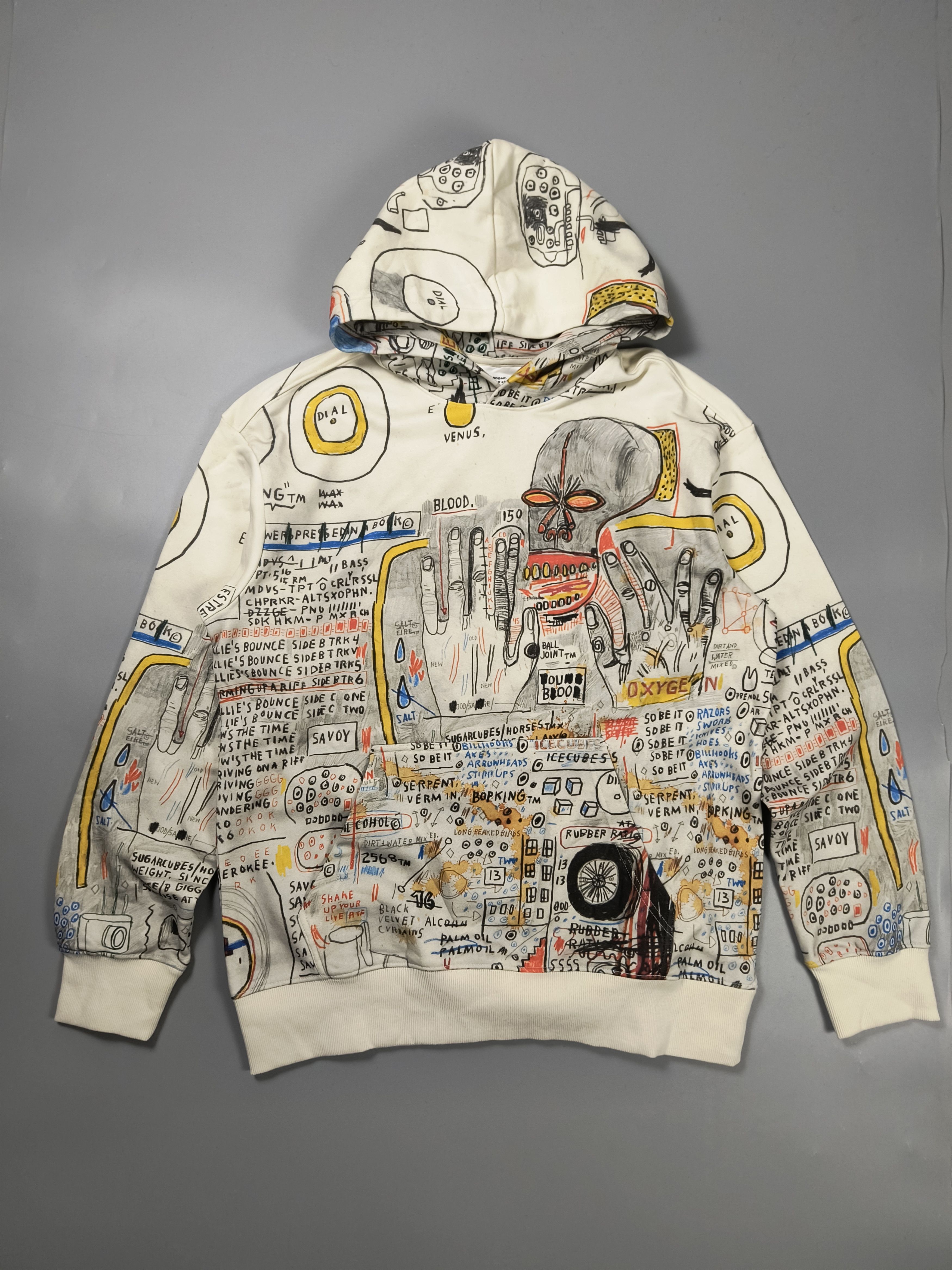 H&M × Jean-Michel Basquiat × Who Decides War H&M x Jean Michel Basquiat Who Decides War hoodie sweatshirt Size US M / EU 48-50 / 2 - 1 Thumbnail