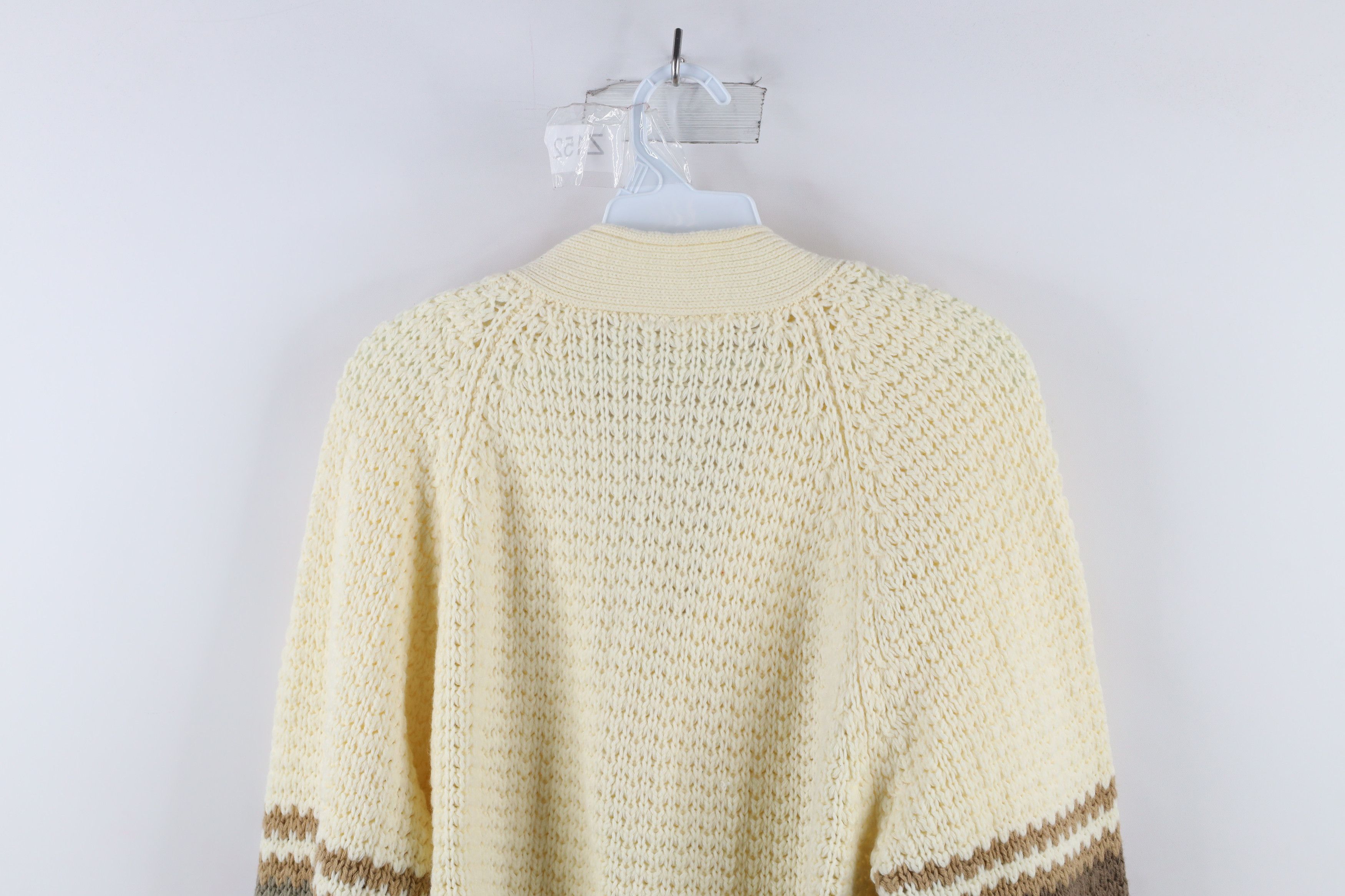 Vintage Vintage 70s Mid Century Modern MCM Knit Henley Sweater Size US M / EU 48-50 / 2 - 7 Thumbnail