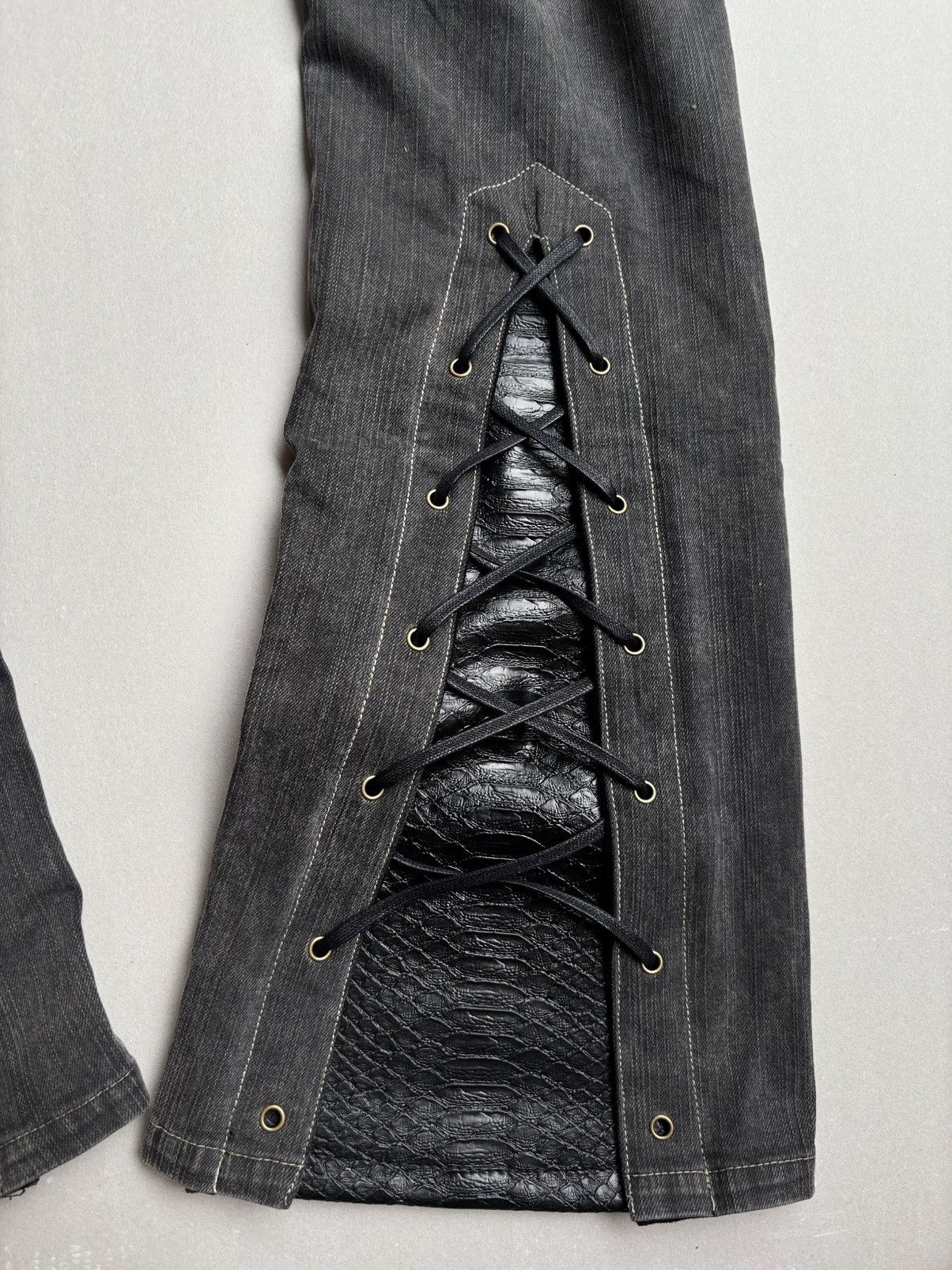Nicole Club Lace-up flare jeans Size US 30 / EU 46 - 7 Thumbnail