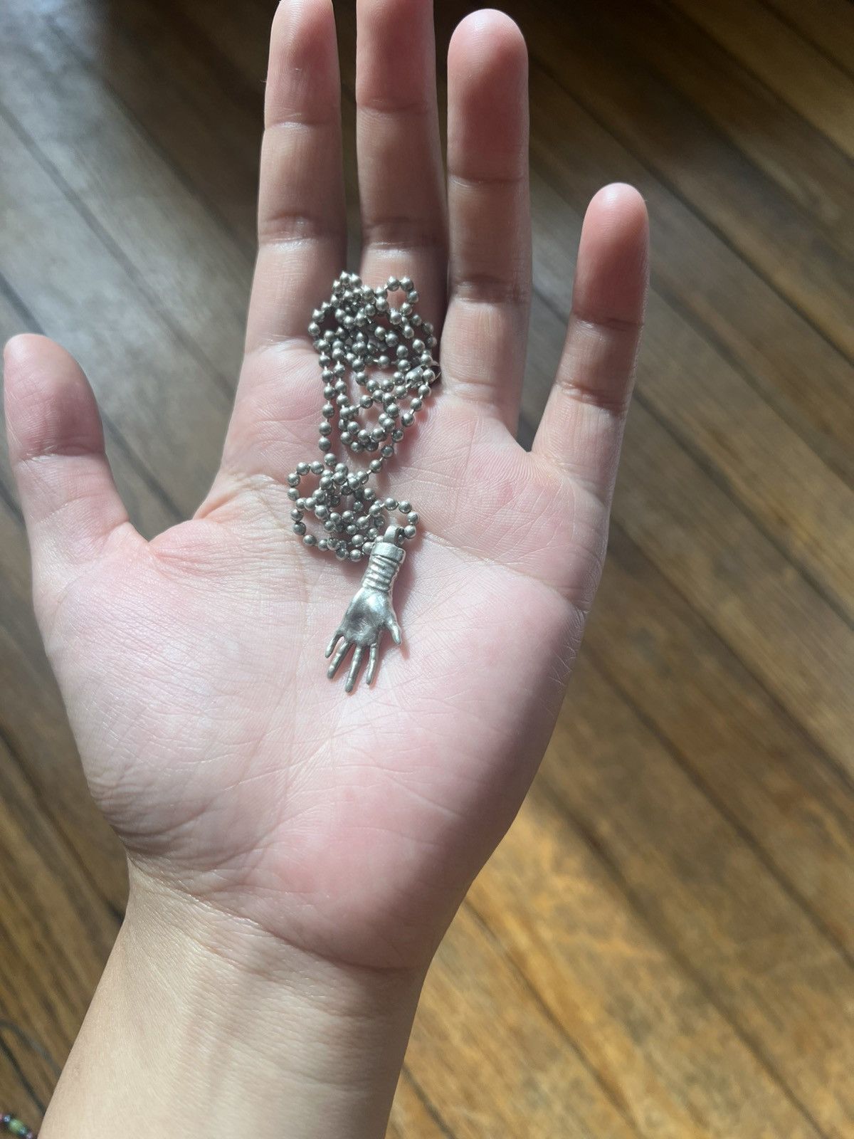 Other Busted Brand latex glove sterling silver necklace Size ONE SIZE - 2 Thumbnail