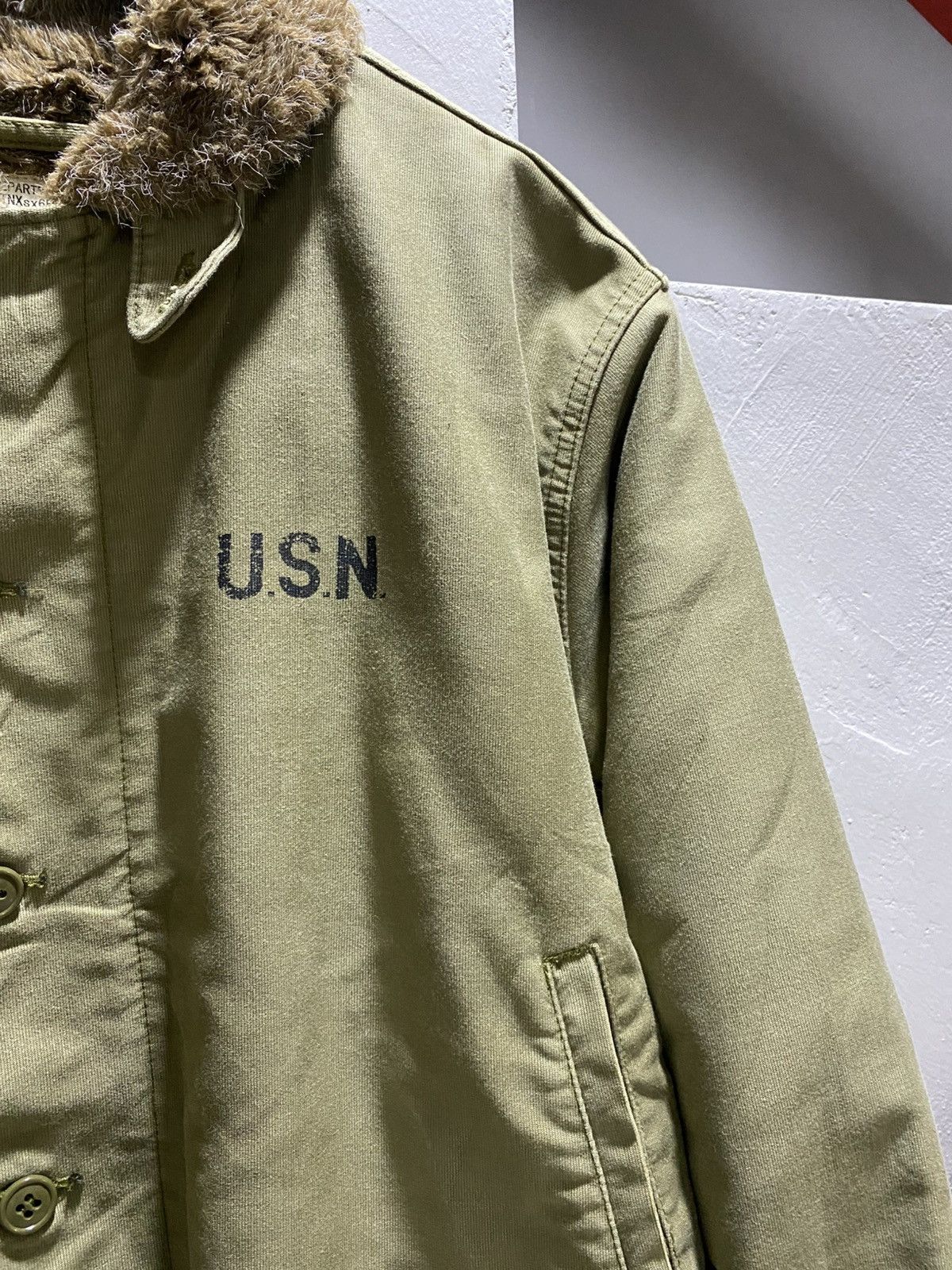 Alpha Industries Houston US N-1 Deck Military Reproduction 1940s WW2 Jacket Size US M / EU 48-50 / 2 - 4 Thumbnail