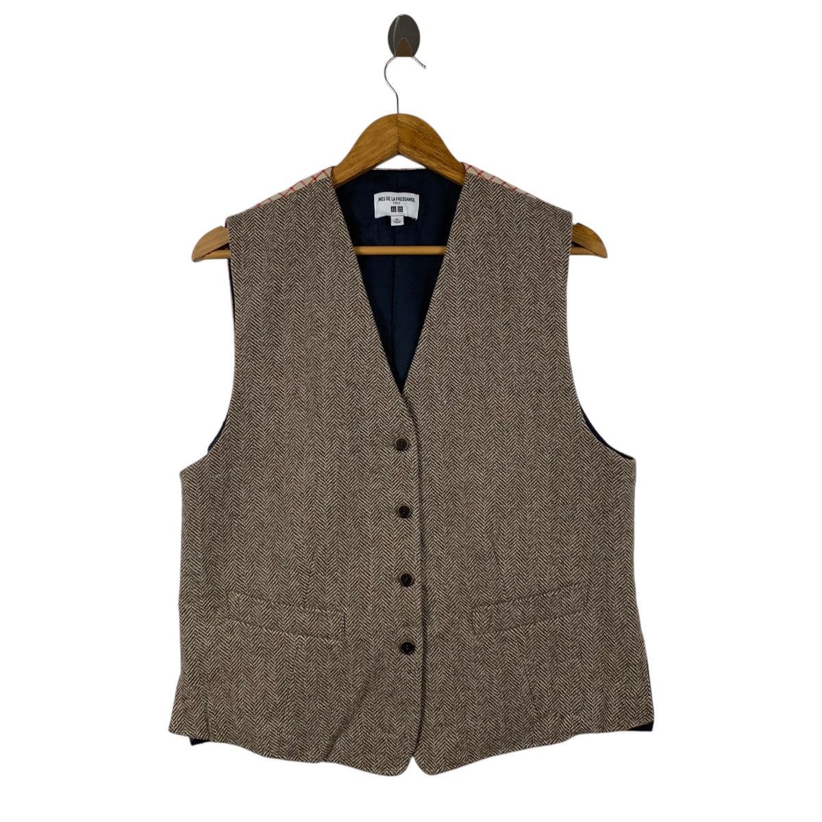 Uniqlo Ines De La Fressange X Uniqlo Japanese Brand Vest Jacket Size XL / US 12-14 / IT 48-50 - 1 Thumbnail
