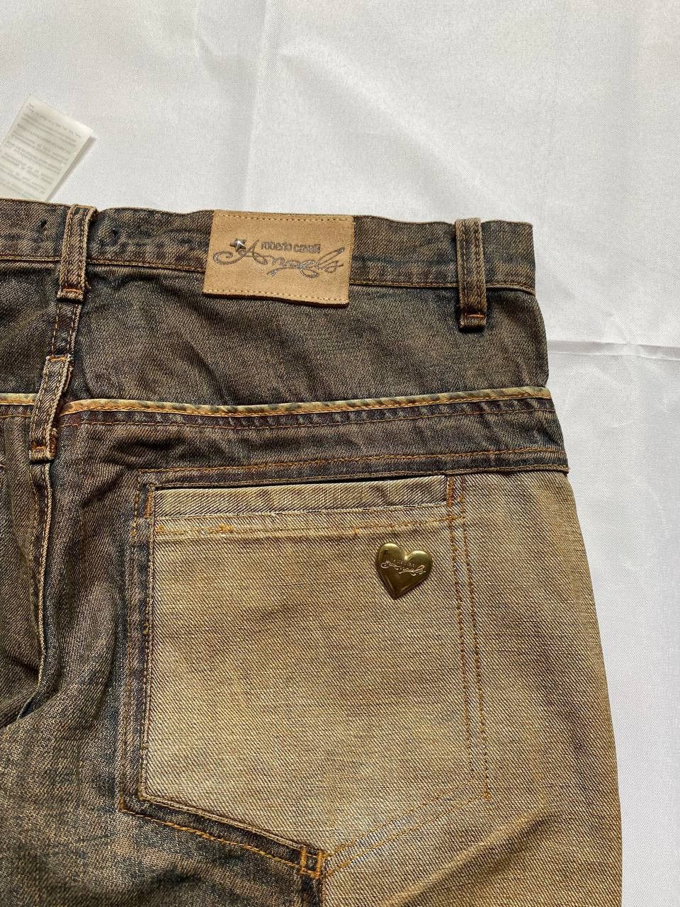 Designer × Roberto Cavalli × Vintage Roberto Cavalli Angels Women’s Y2K brand new Denim Jeans Size 28" / US 6 / IT 42 - 3 Thumbnail
