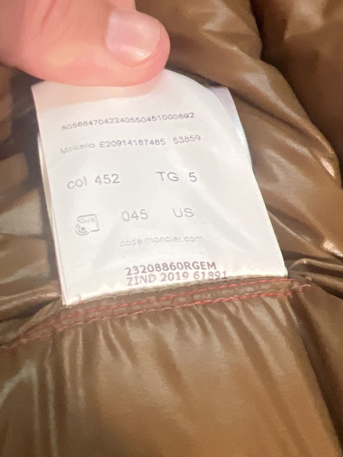 Moncler Moncler red puffer Size US XL / EU 56 / 4 - 8 Thumbnail