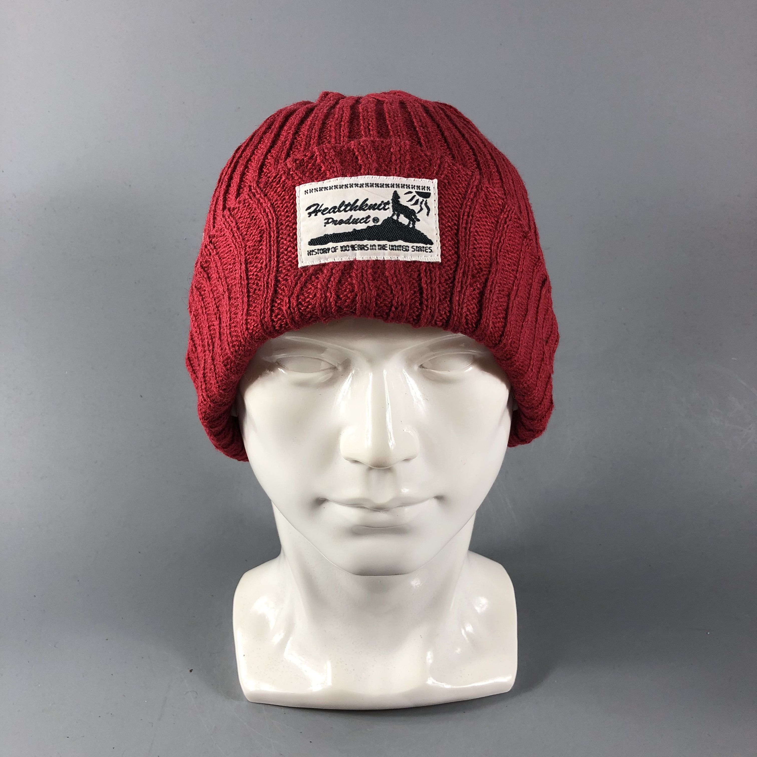 Vintage Healthknit Cotton Pleated Knit Beanie Snowcap Snow Hat B667 Size ONE SIZE - 1 Thumbnail