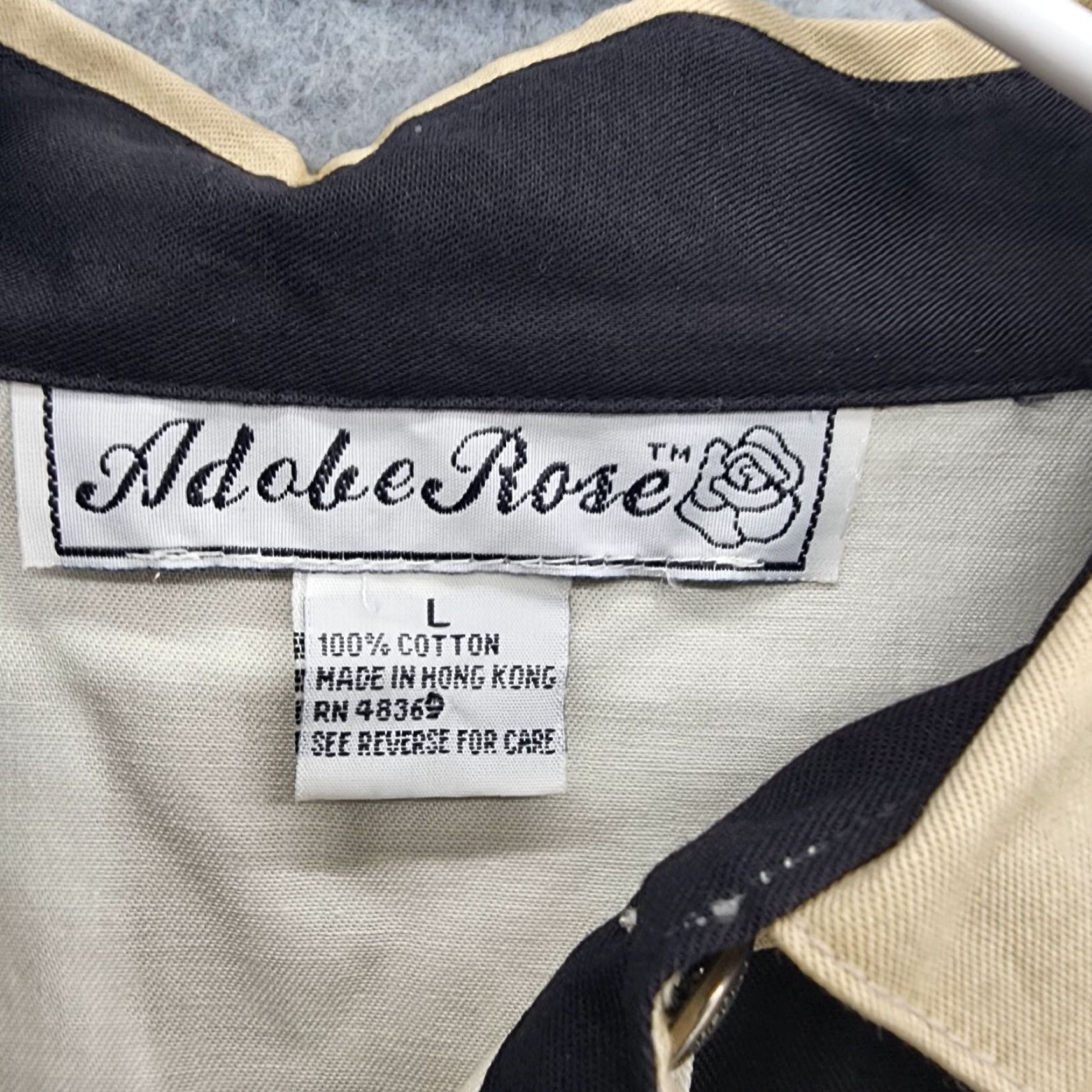 Vintage VINTAGE Adobe Rose Womens Western Cowgirl Button Front Shirt Sz Large New With Tags Size L / US 10 / IT 46 - 2 Thumbnail