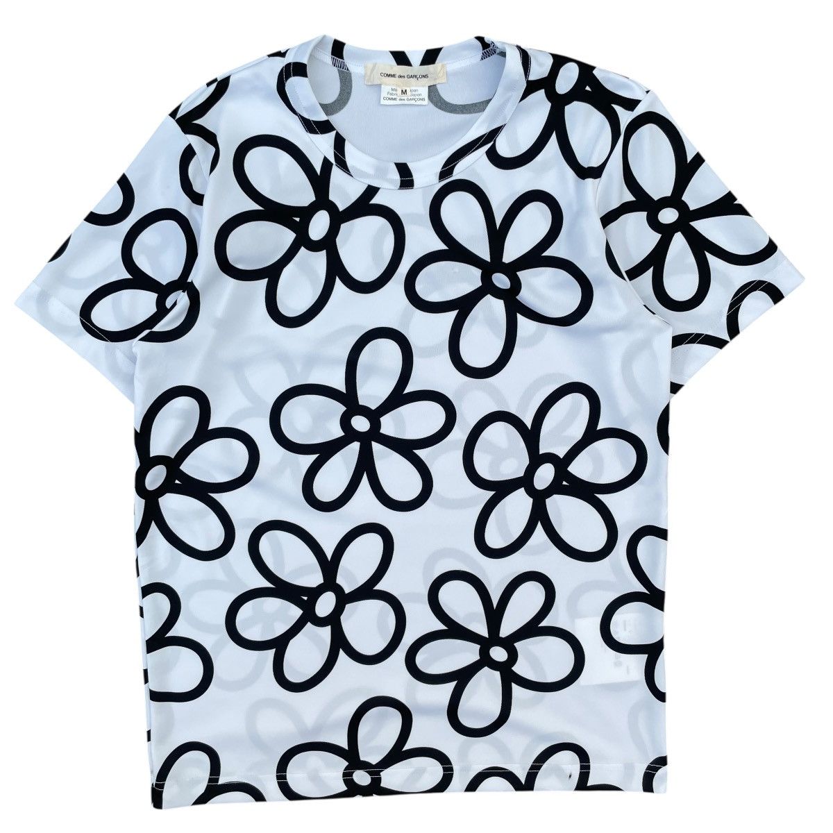 Comme des Garcons Comme des Garcons Dri-fit Floral Print Shirt Size M / US 6-8 / IT 42-44 - 4 Thumbnail