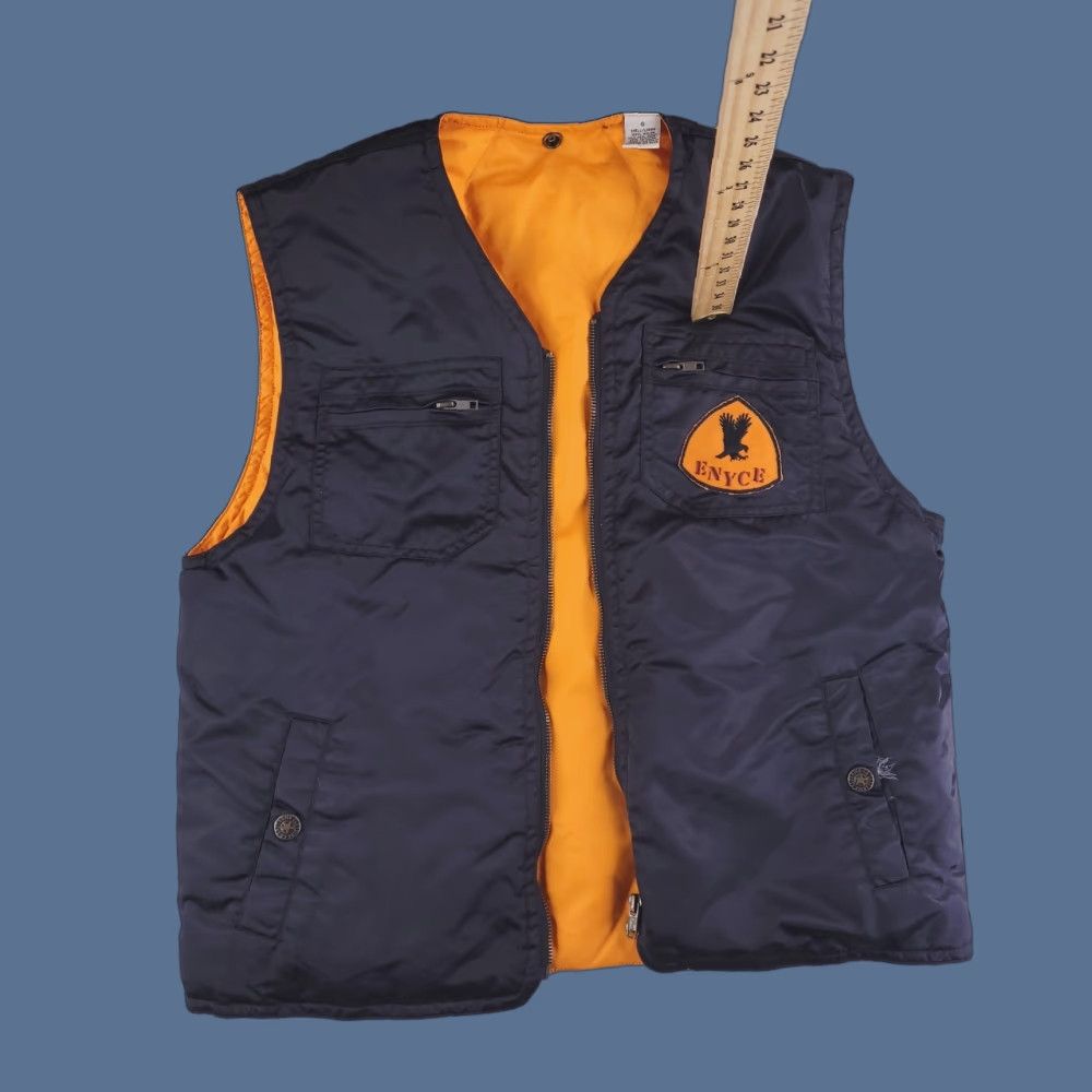 Etro VINTAGE Encye Puffer Jacket Mens Small Vest Down Fill Lady Black Orange Retro y2k Size US S / EU 44-46 / 1 - 1 Thumbnail