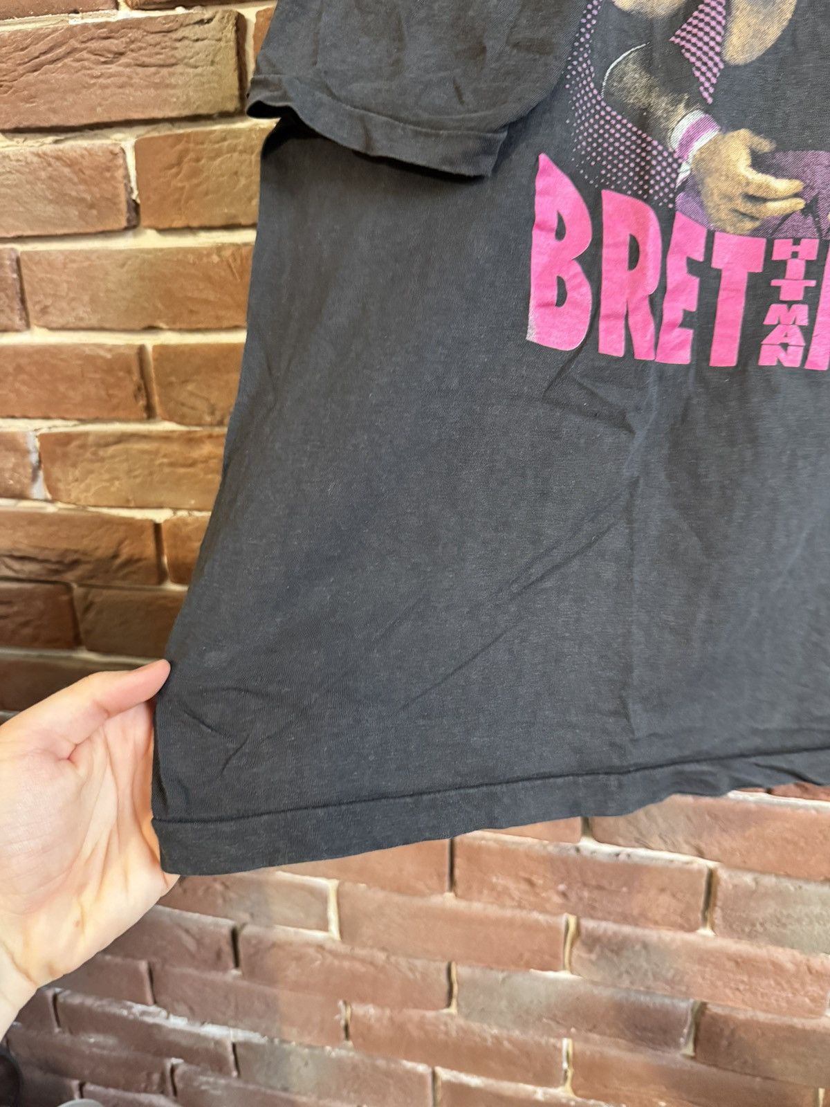 Vintage WWF Bret Hitman Hart Vintage 90s Rare Wrestling T Shirt Size US XL / EU 56 / 4 - 6 Thumbnail