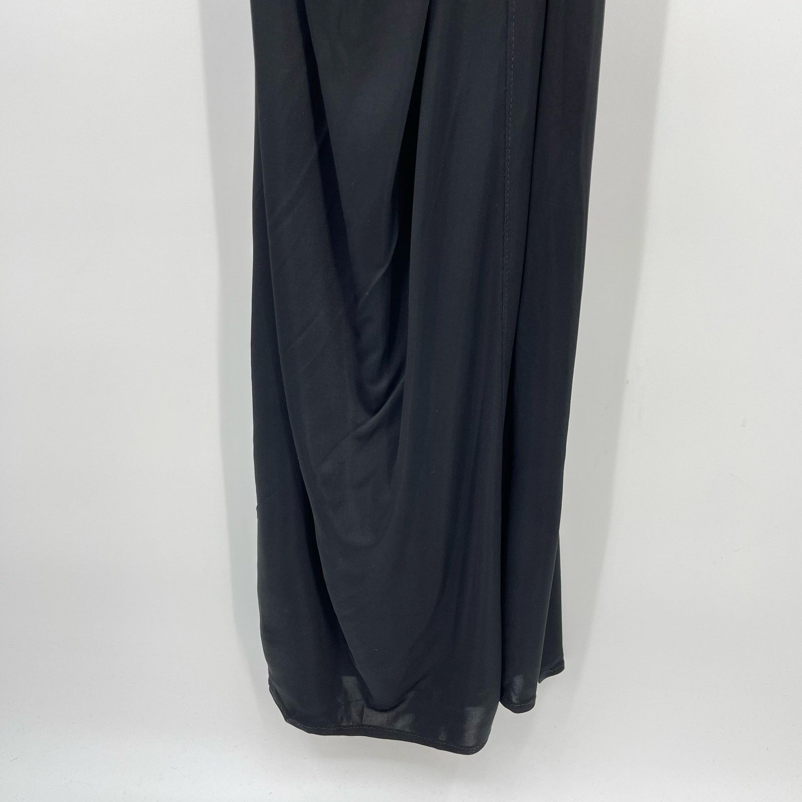 Other Atlein | NWT One Sleeve Ruched Cut Out Dress Black FR 34 XS Size XS / US 0-2 / IT 36-38 - 13 Thumbnail