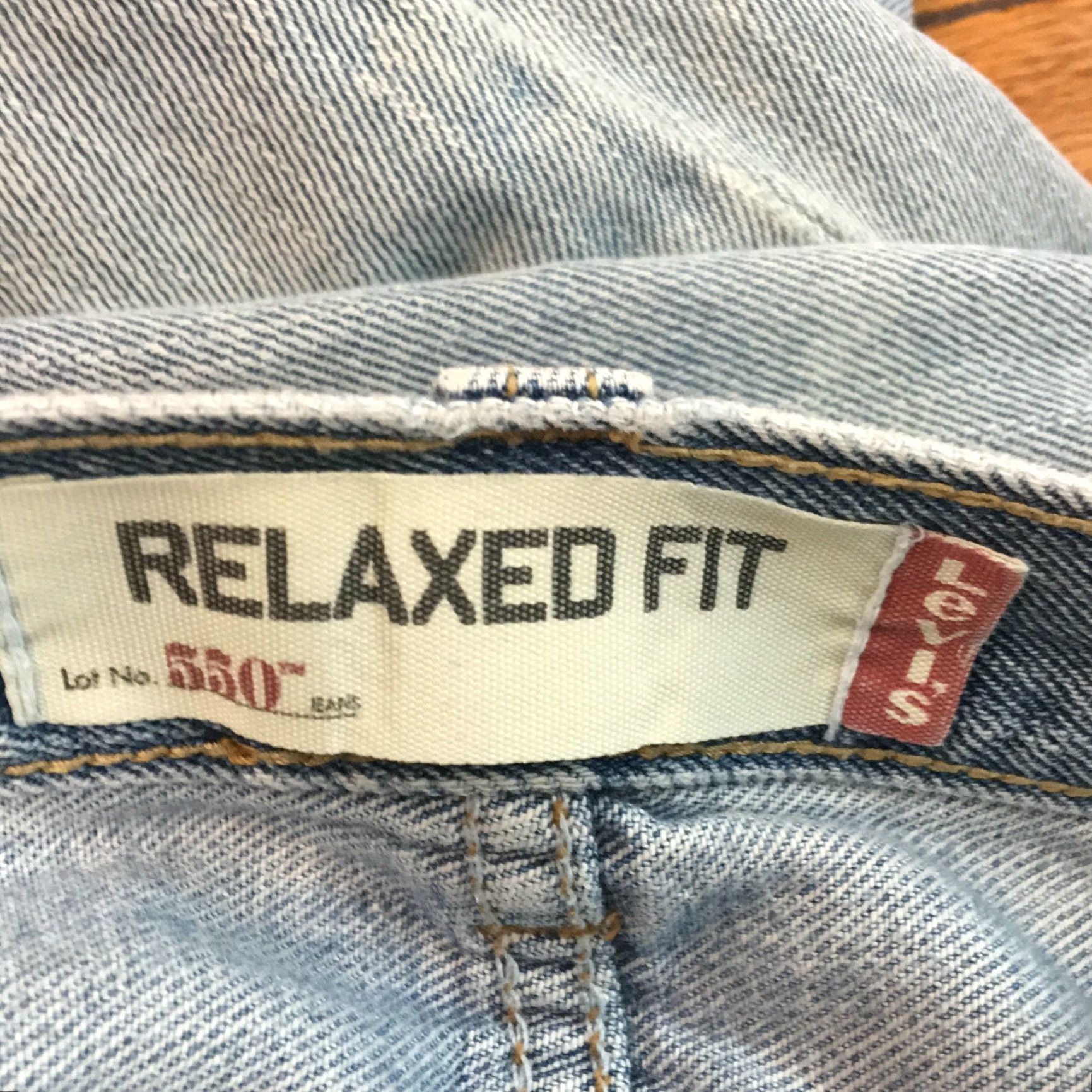 Levi's Levi's 550 Relaxed Fit Straight Leg Blue Denim Jeans 42X30 Mens Size US 42 / EU 58 - 7 Thumbnail