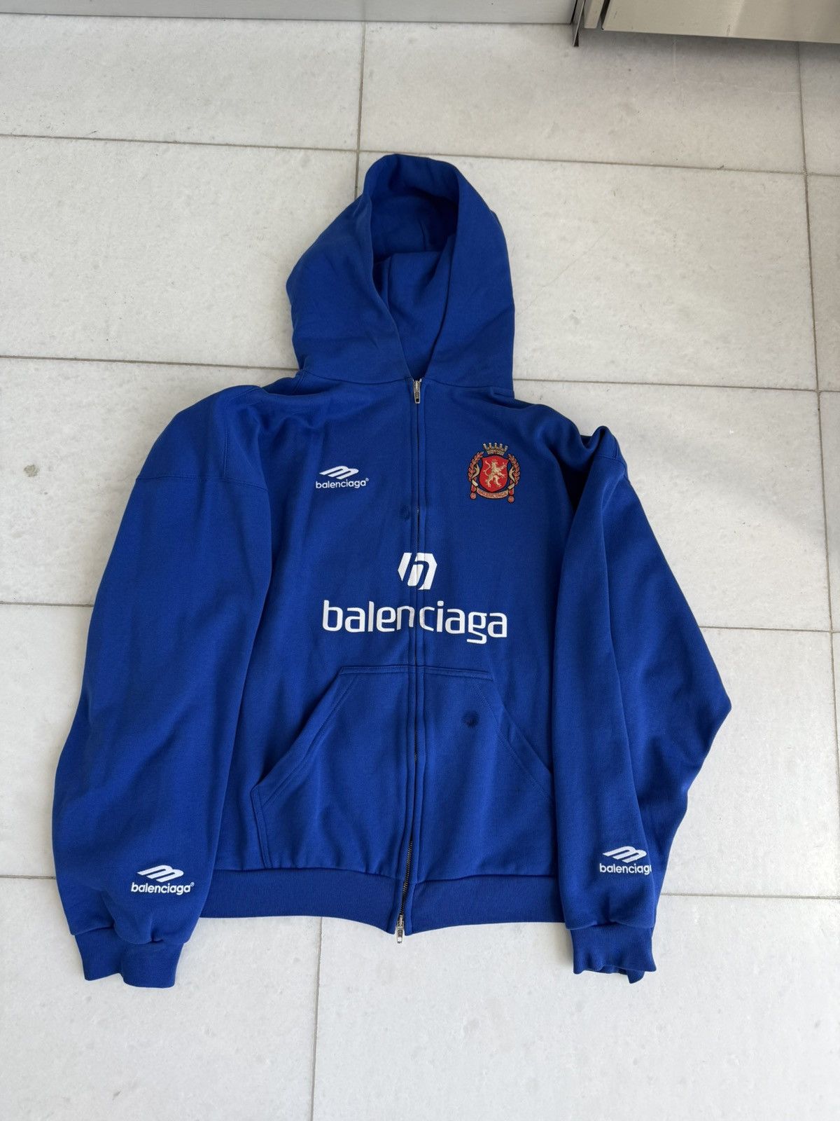 Balenciaga Balenciaga speedhunters zip up hoodie | Grailed