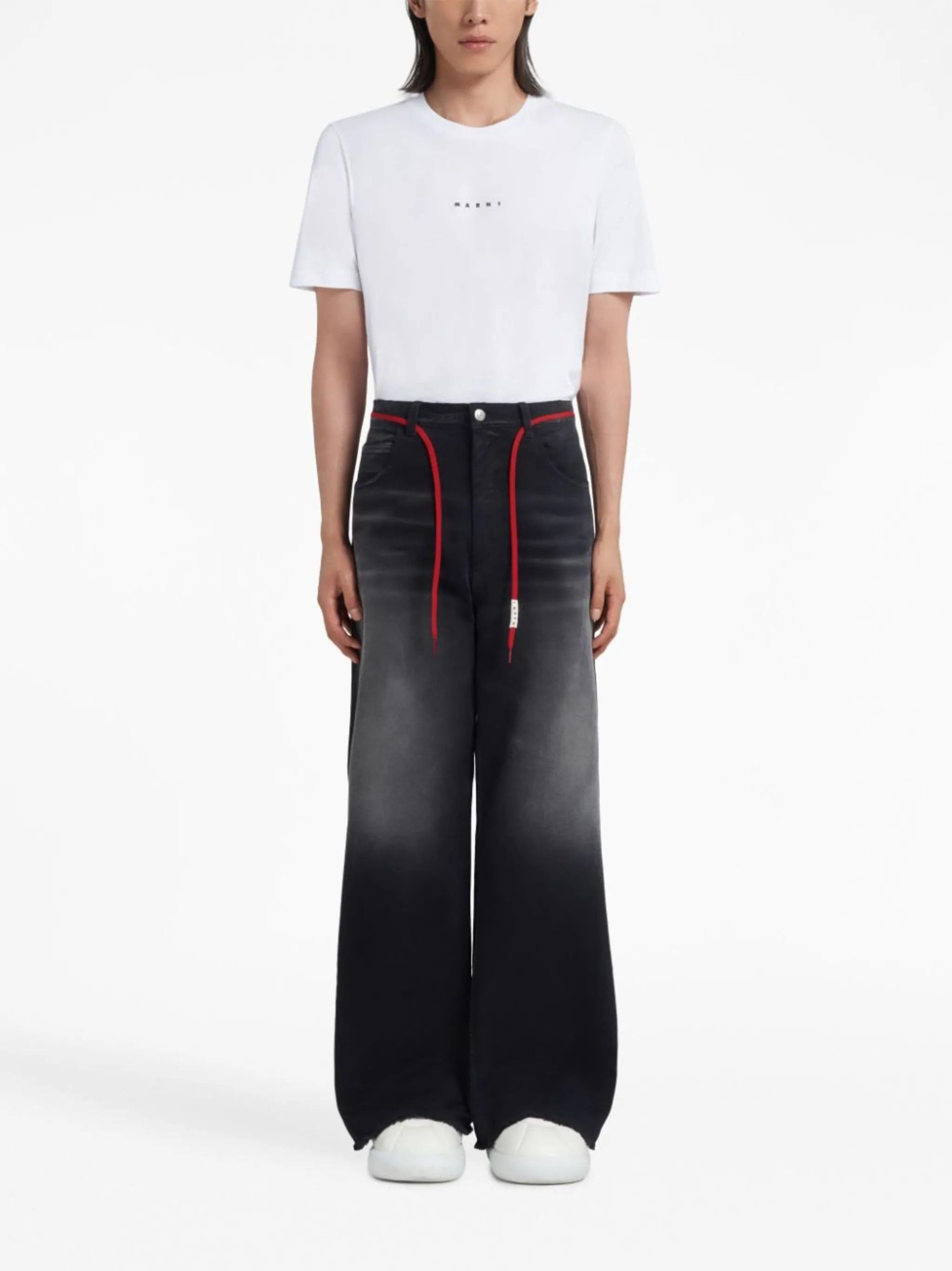 Marni o1w1db10824 Flared Jeans in Grey Size US 34 / EU 50 - 2 Thumbnail