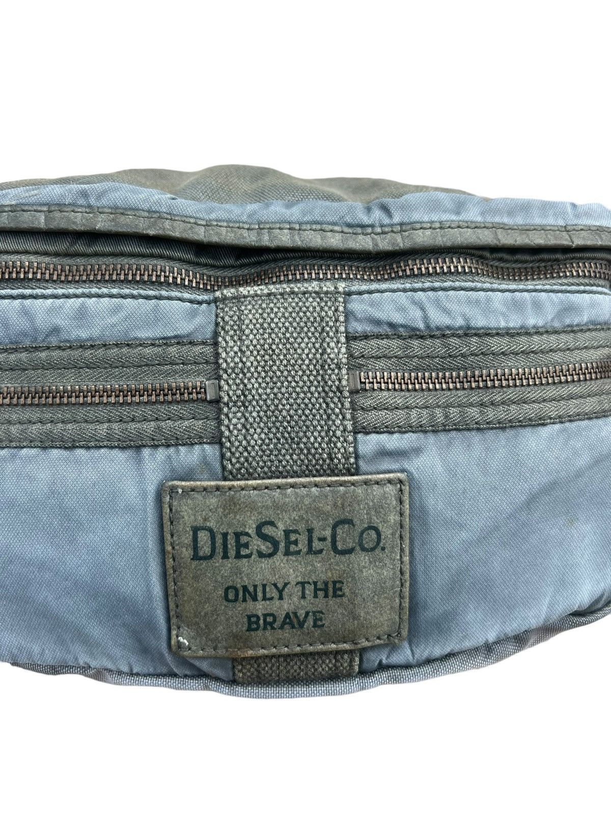 Diesel Vintage Diesel Only The Brave Fade Waxed Distress Bag Size ONE SIZE - 10 Thumbnail