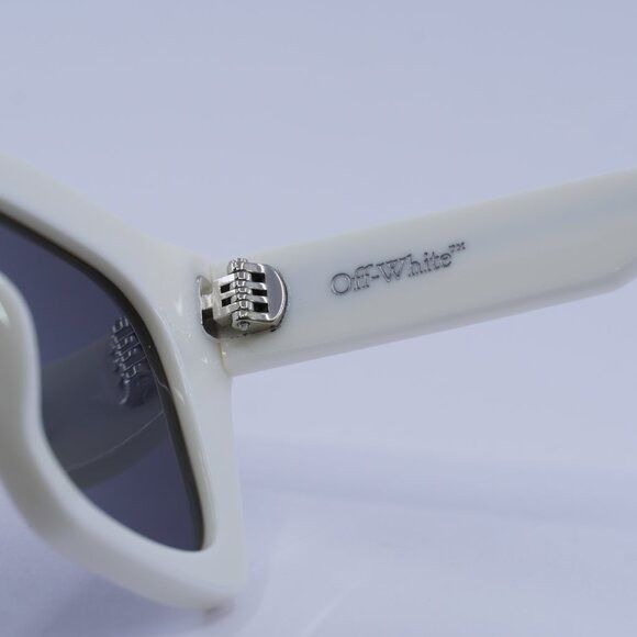 Off-White Off-White OERI13Y SELMA 0107 Sunglasses White Square Frame Size ONE SIZE - 7 Thumbnail