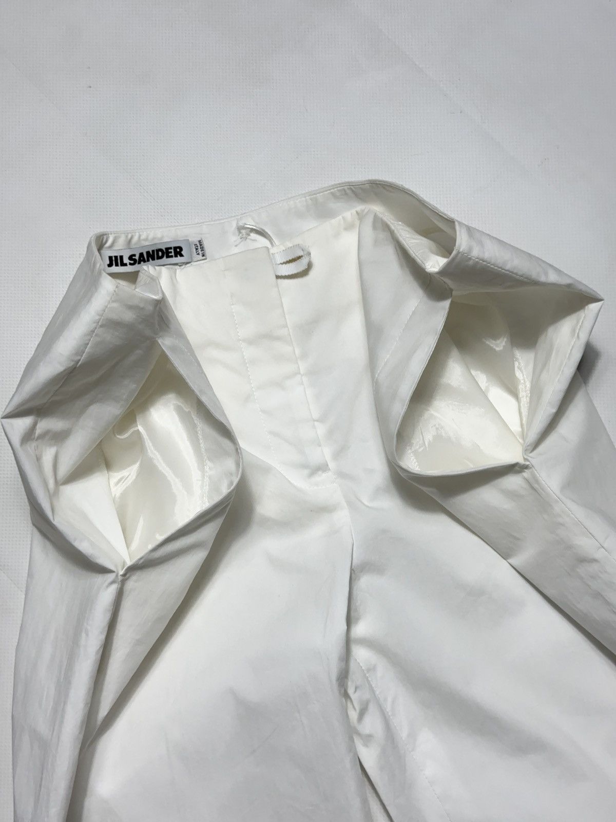 Jil Sander Jil Sander Snow White Cotton Chino Trousers Size 25" / US 0 / IT 36 - 6 Thumbnail