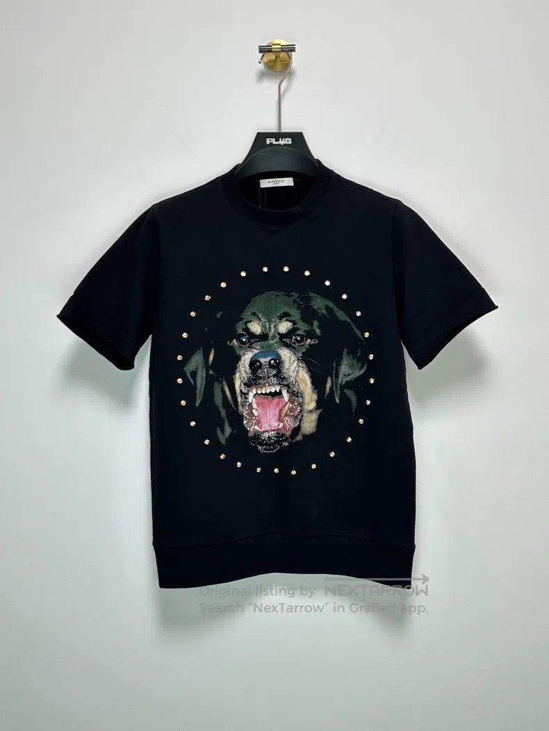 Givenchy Givenchy Yellow Diamond Rottweiler Dog Head Short Sleeve S Size US XS / EU 42 / 0 - 1 Thumbnail