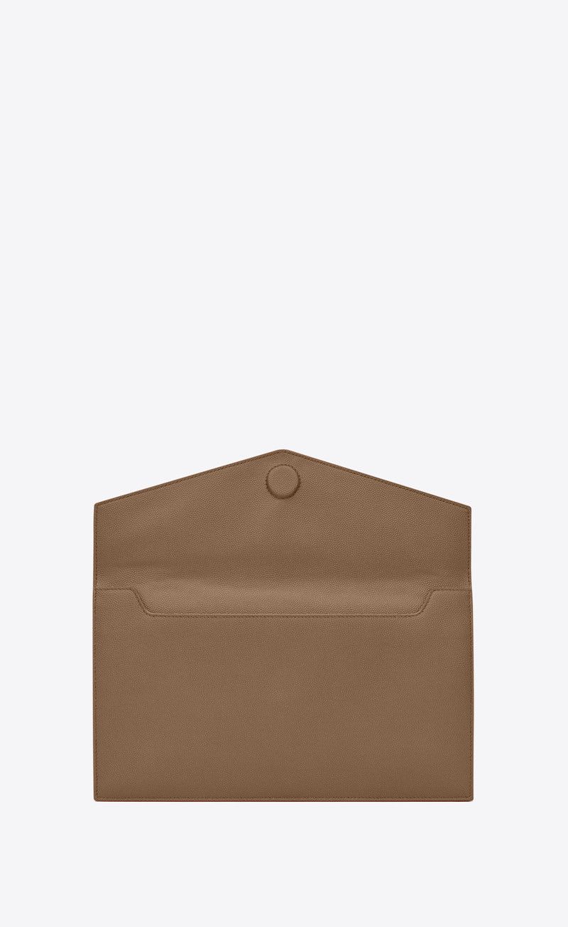 Saint Laurent Paris o1s1wg111225 565739 Size: OS / Uptown Pouch in Leather Size ONE SIZE - 4 Thumbnail