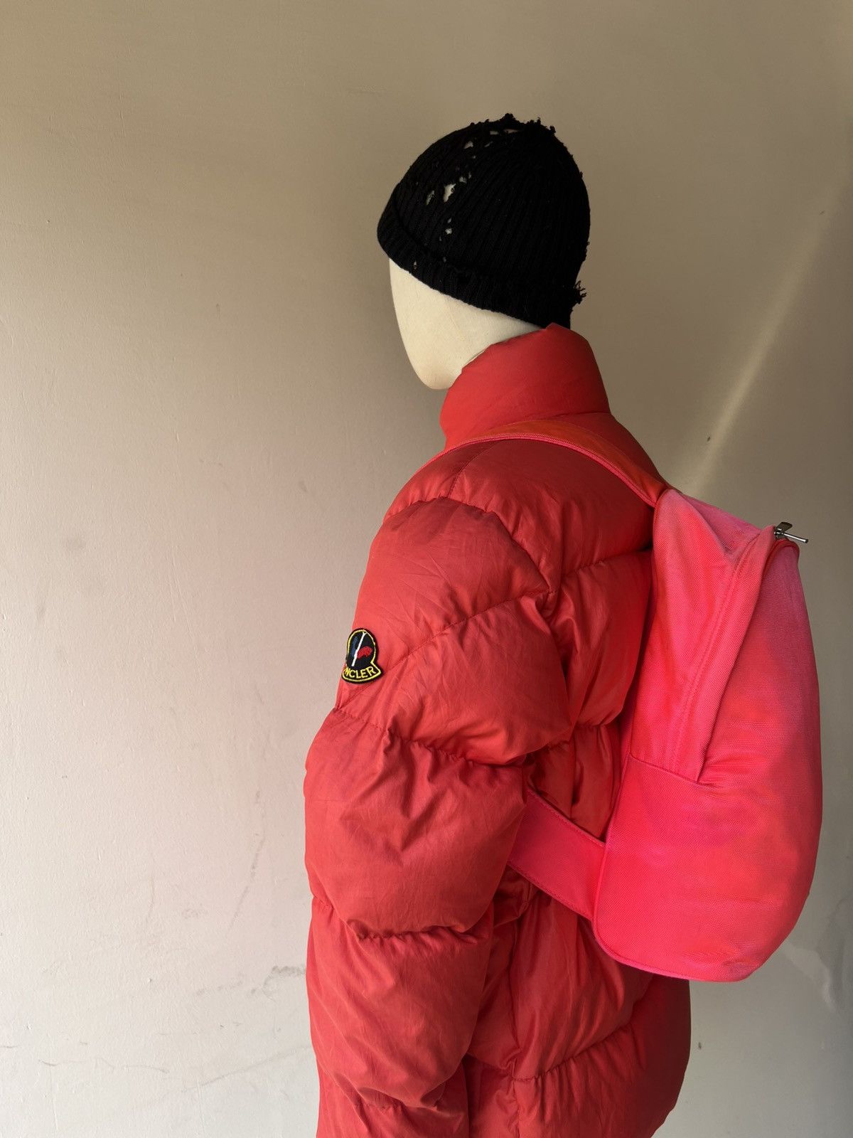 Courreges Courreges X Eastpak Pink Peach Mud Stains Backpack Size ONE SIZE - 4 Thumbnail