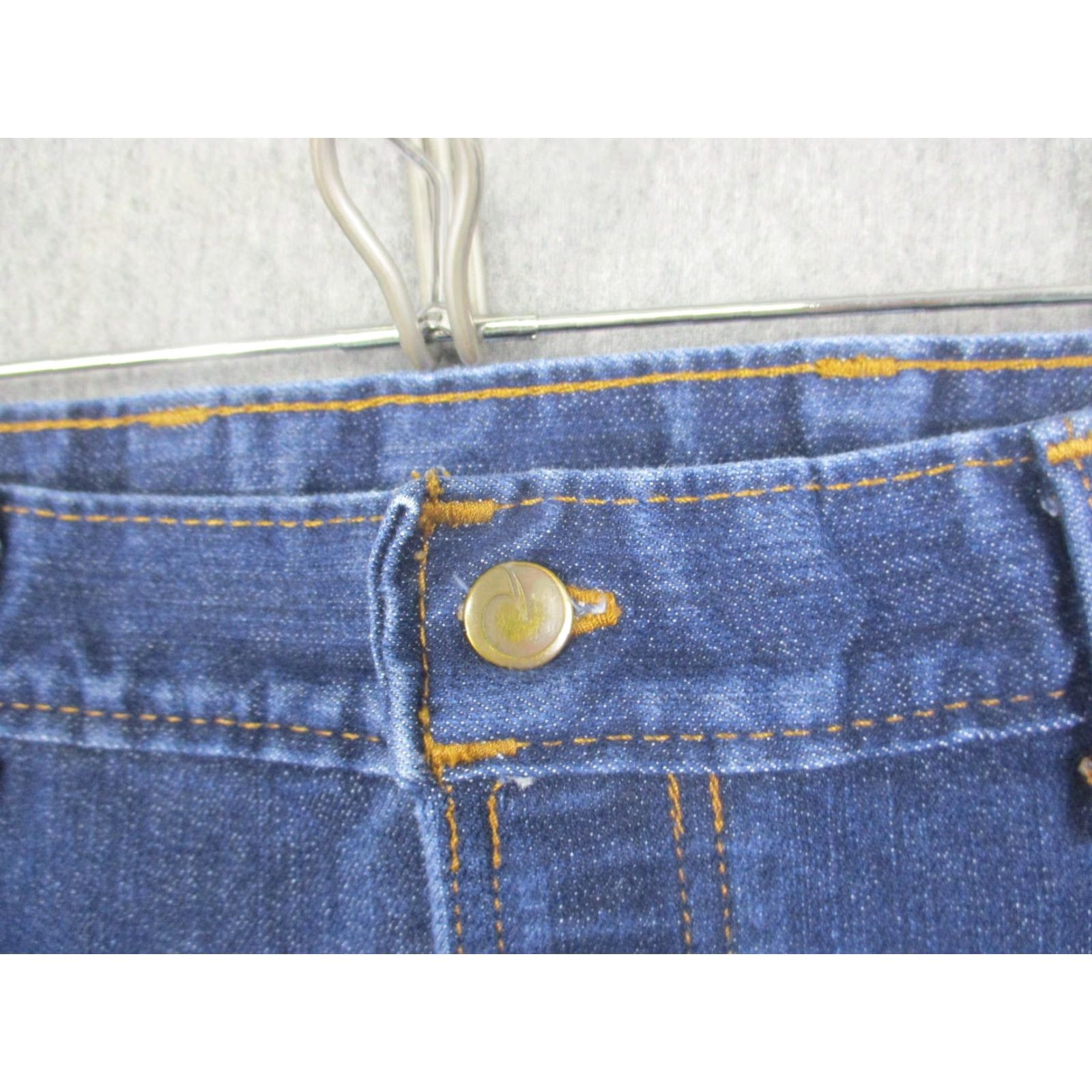 Vintage Origin Jeans Mens 40x32 Blue Denim Straight Leg Workwear Leg Jeans USA Rise Mid 5-Pocket O/E Legit Fit Mens Size US 40 / EU 56 - 7 Thumbnail