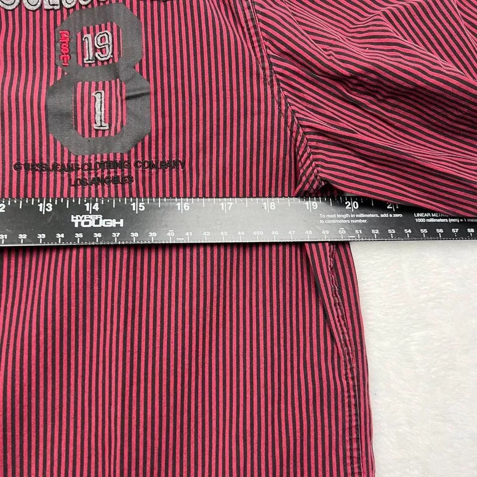 Guess Guess Jeans Shirt Men Stripes Button Up Long Sleeve Cotton M Size US M / EU 48-50 / 2 - 6 Thumbnail