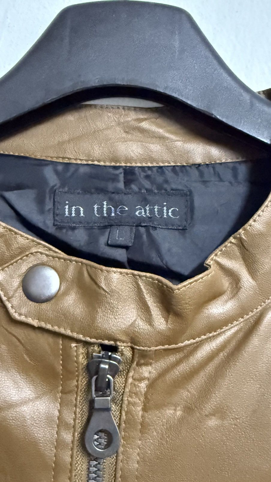In The Attic In The Attic Biker Jacket Mock Collar Large Size US L / EU 52-54 / 3 - 7 Thumbnail