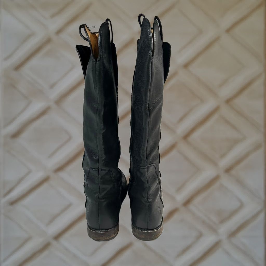 Frye Frye Leather Tall Riding Boots Women Size 6 Black Size US 6 / IT 36 - 1 Thumbnail