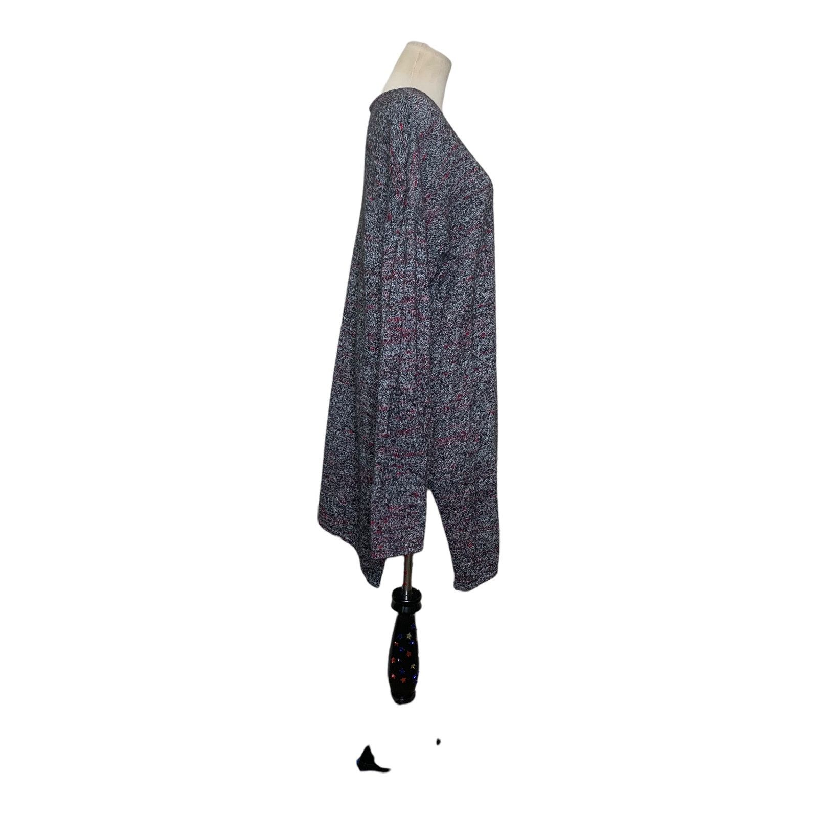 J. Jill J. Jill black asymmetrical tunic sweater size Tall Large Size L / US 10 / IT 46 - 8 Thumbnail
