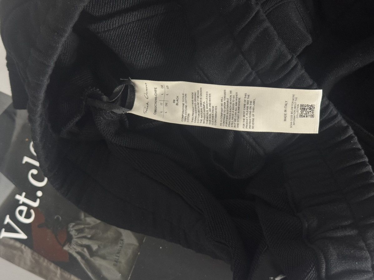 Rick Owens Drkshdw ✅ Rick Owens x Champion Black Cotton Shorts Pentagram L Size US 32 / EU 48 - 6 Thumbnail
