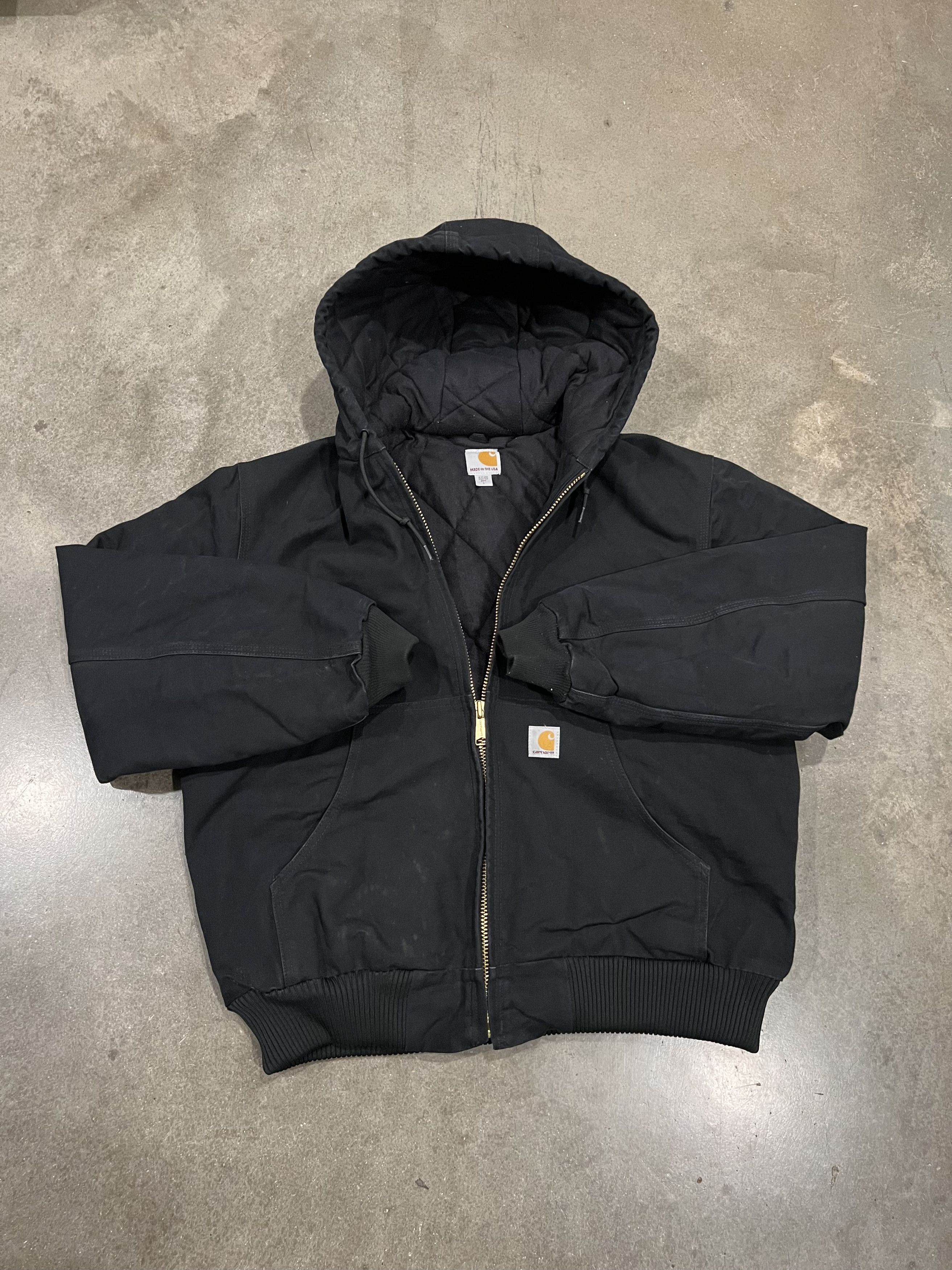 image of Ben Davis x Carhartt Vintage Carhartt Jacket in Black, Men's (Size Large)