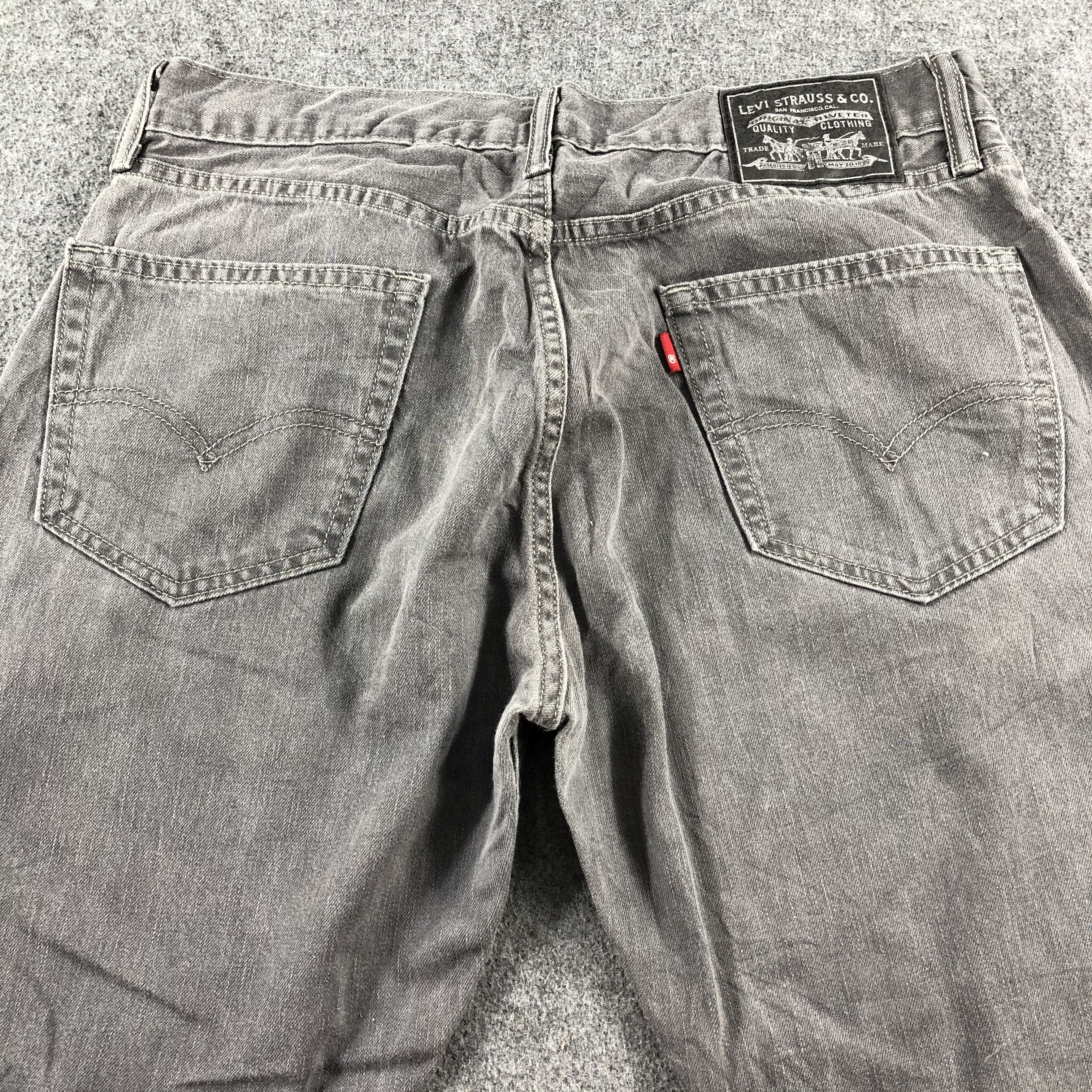 Levi's Vintage Faded Black Levis 505 Jeans-J2389 Size US 32 / EU 48 - 4 Thumbnail