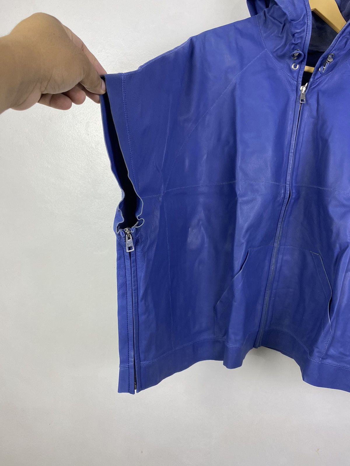 Simonetta Ravizza Simonetta Ravizza - lamb leather poncho jacket Size M / US 6-8 / IT 42-44 - 3 Thumbnail
