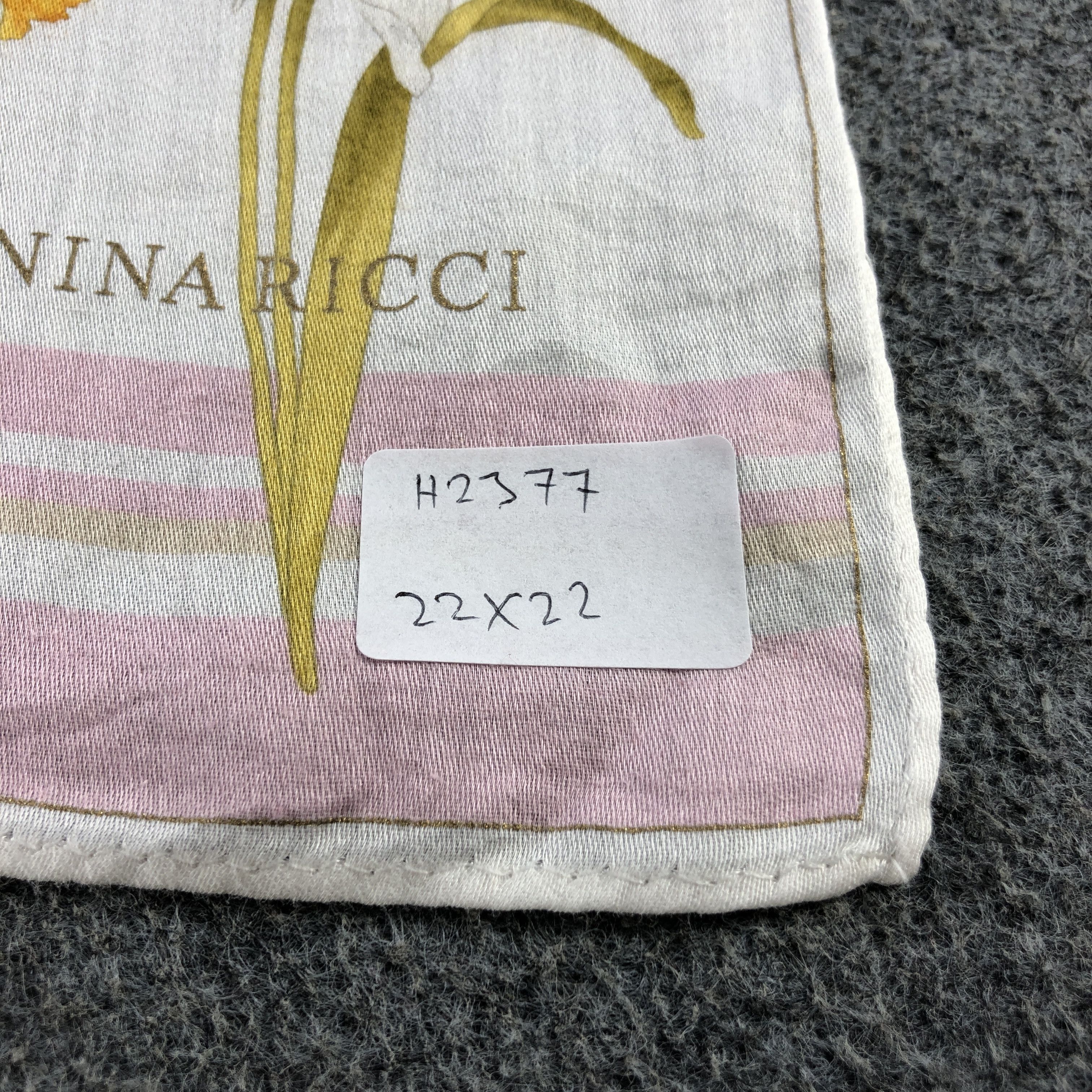 Nina Ricci Nina Ricci Handkerchief Neckerchief Bandana H2377 Size ONE SIZE - 10 Thumbnail