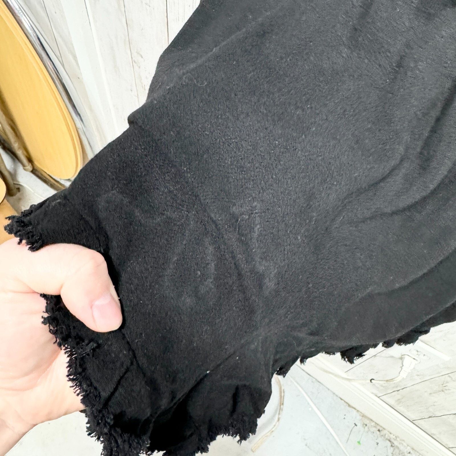 Other Umgee Romper Size L Black Cotton Ruffled Beach Lighweight Size 32" / US 10 / IT 46 - 4 Thumbnail