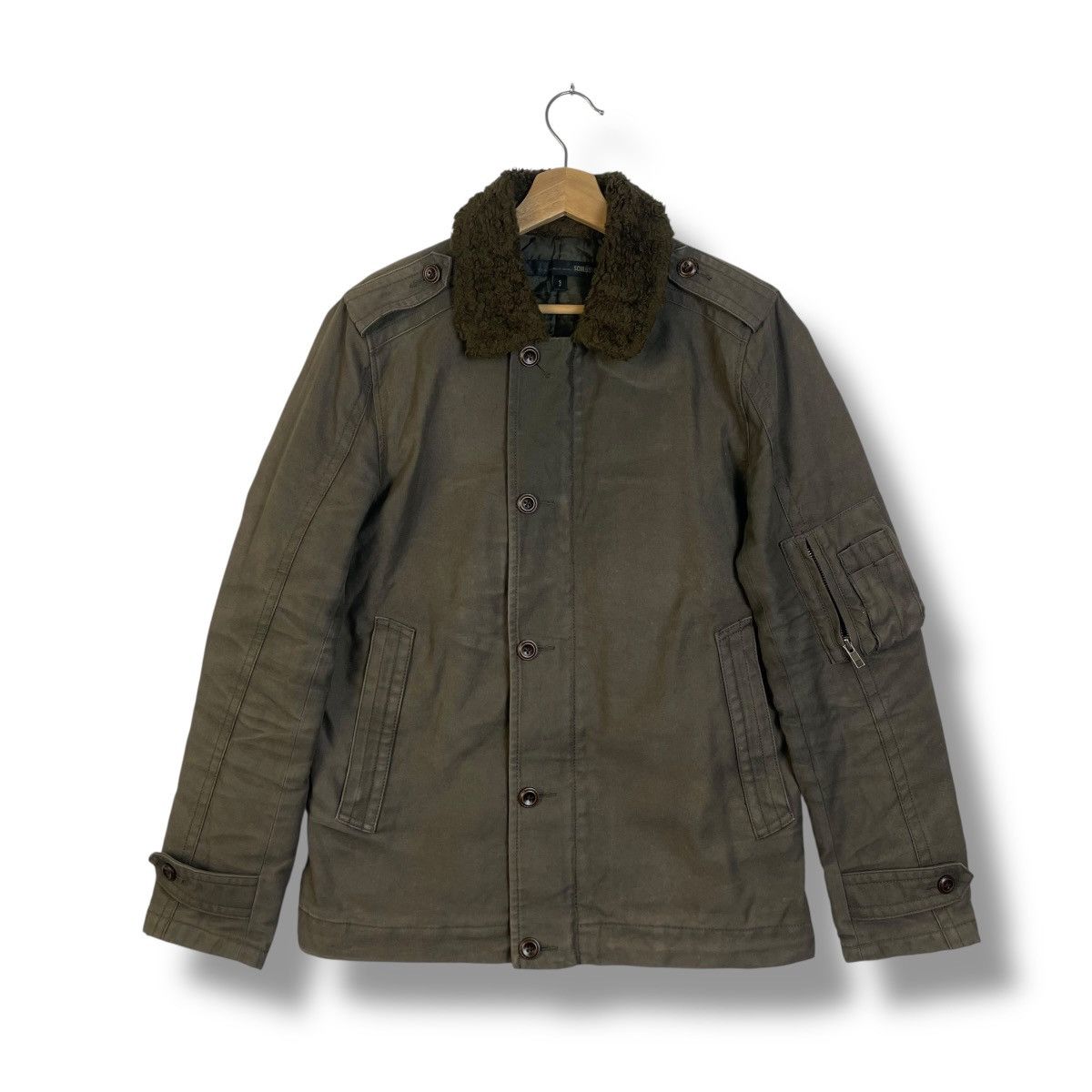 Schlussel 🇯🇵 SCHLUSSEL FUR BOA COLLAR MILITARY PUNK JACKET Size US M / EU 48-50 / 2 - 1 Thumbnail