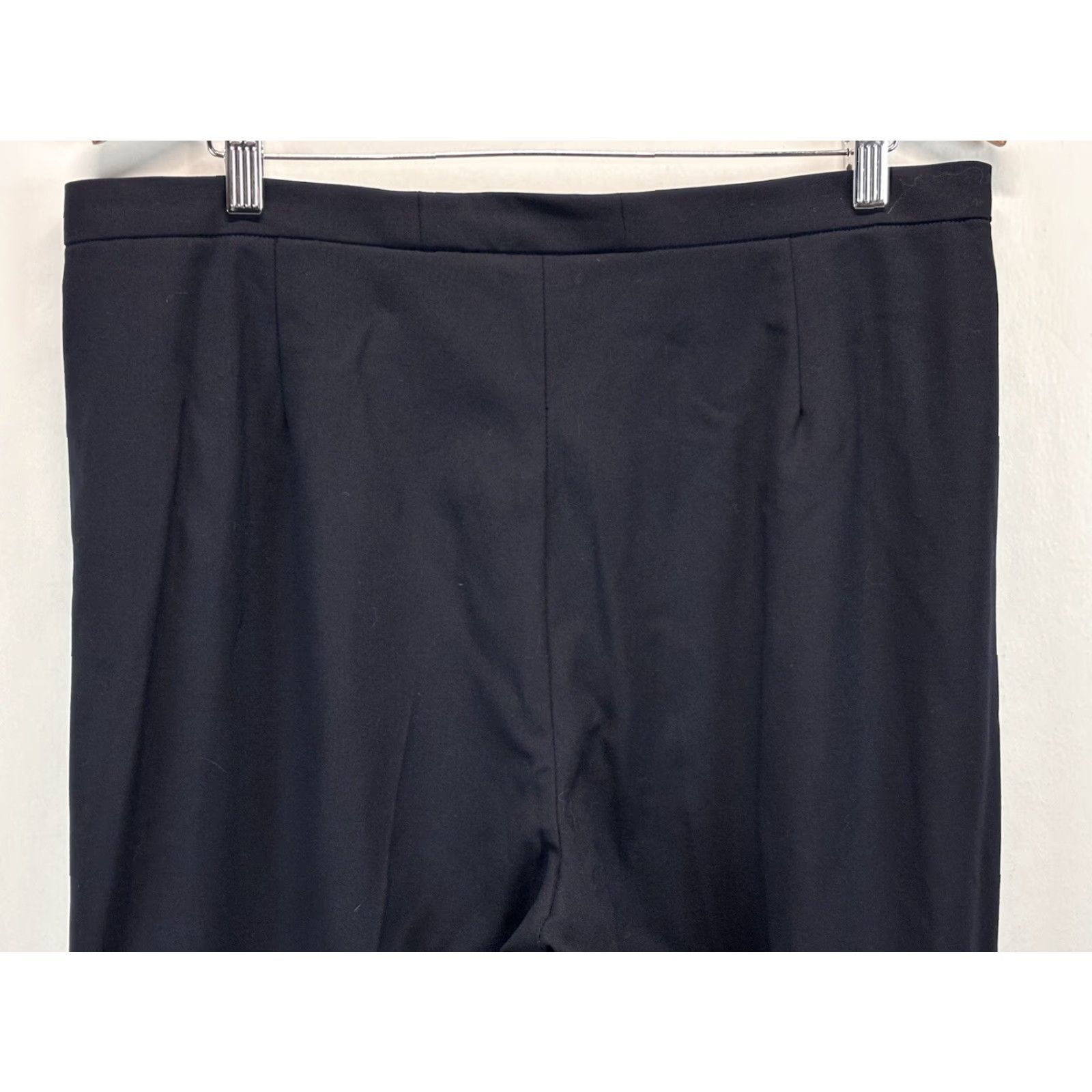 Vintage Lafayette 148 New York Women's Pants Navy Virgin Wool Size 14 Dress Pants Career Size 36" / US 14 / IT 50 - 4 Thumbnail