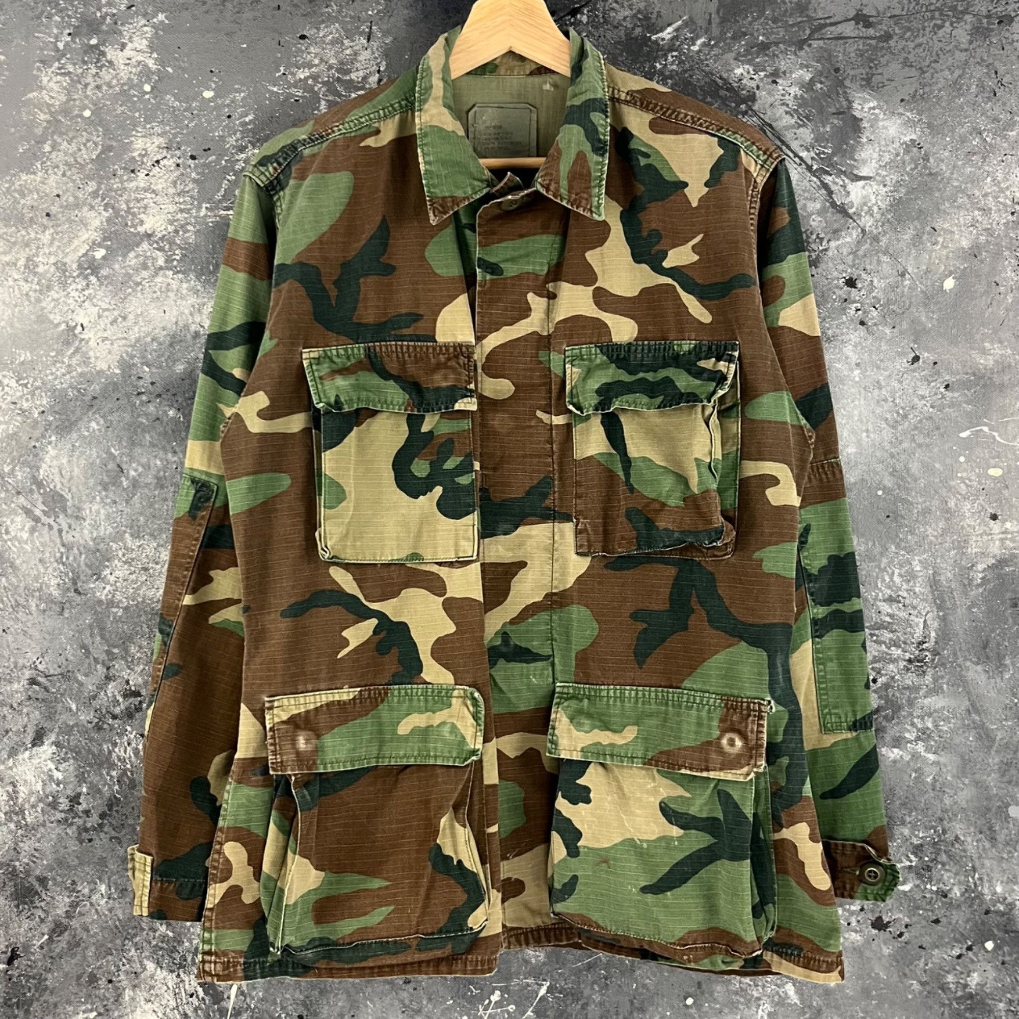 Vintage Vintage 90’s Army camo jacket Size US M / EU 48-50 / 2 - 1 Thumbnail