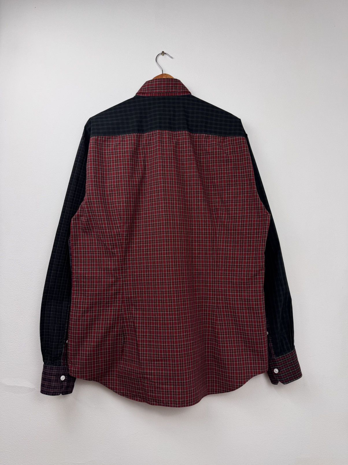 Salvatore Piccolo Salvatore Piccolo Men Cotton Shirt Checkered Red/Dark Green Size US L / EU 52-54 / 3 - 5 Thumbnail
