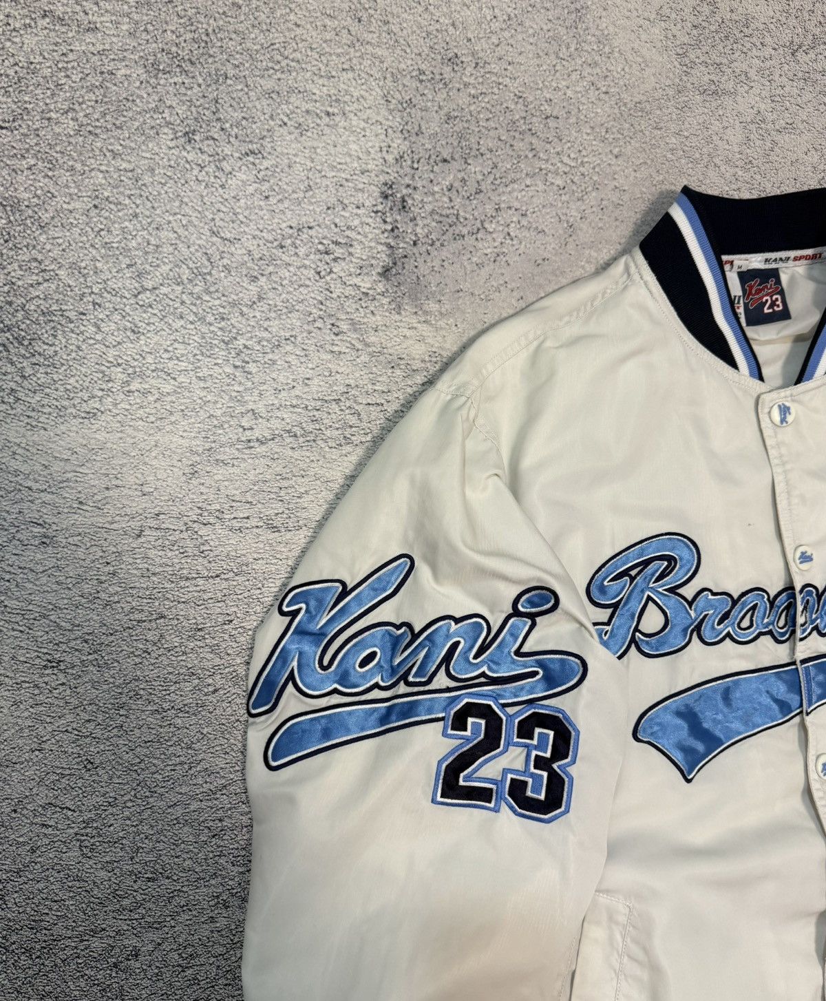 Karl Kani Karl Kani Brooklyn NYC Bomber Jacket Men M Varsity Vintage Size US M / EU 48-50 / 2 - 8 Thumbnail