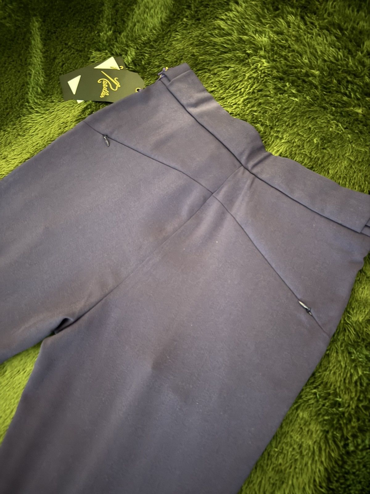 Needles M] Needles Side Tab Wool-Poly Blend Slacks Purple Size US 32 / EU 48 - 9 Thumbnail