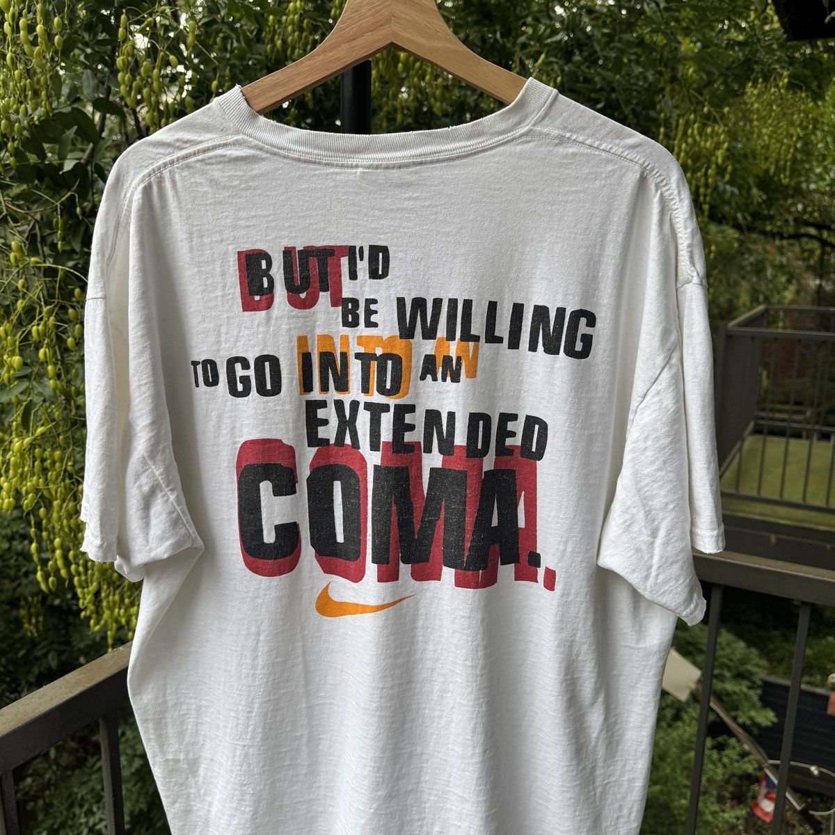 Nike Nike Thrashed Faded Distressed Coma Shirt ERD Grunge USA Size US L / EU 52-54 / 3 - 5 Thumbnail
