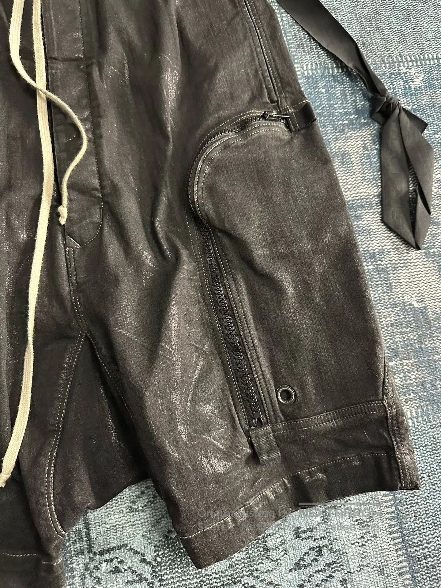 Rick Owens Rick Owens Waxed Drop. Size US 26 / EU 42 - 3 Thumbnail