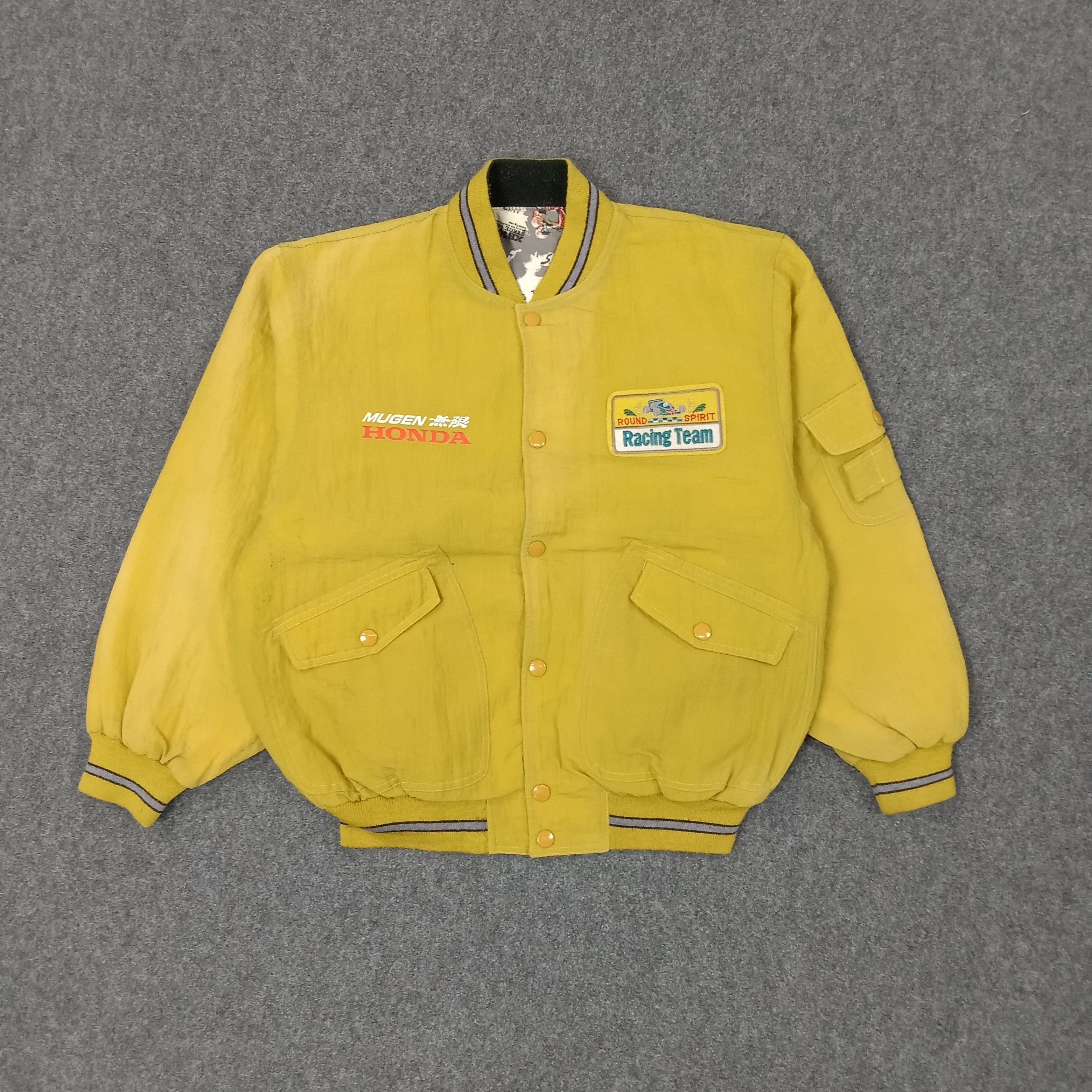 Formula 1 Mugen Honda Racing Custom Art Reversible Jacket C247N6 Size US M / EU 48-50 / 2 - 3 Thumbnail