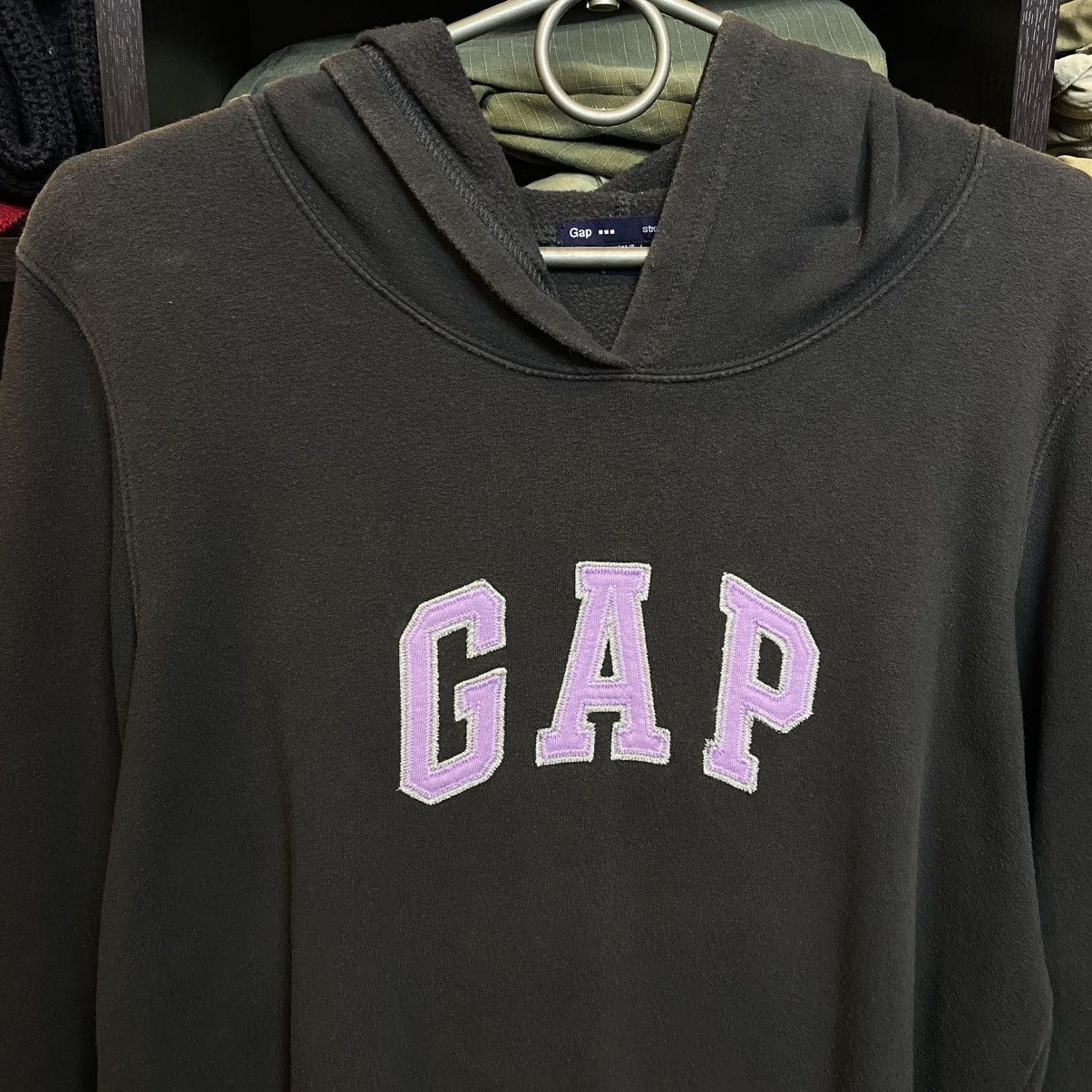 Gap Vintage Gap Big Logo brown y2k hype streetwear hoodie Size M / US 6-8 / IT 42-44 - 2 Thumbnail