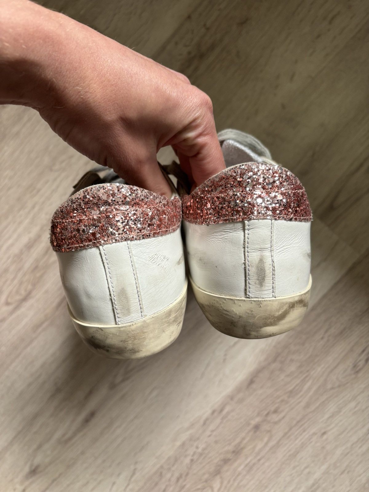 Golden Goose Golden Goose Super-star with Glitter Star EU41 US10 UK8 Size US 10 / IT 40 - 13 Thumbnail