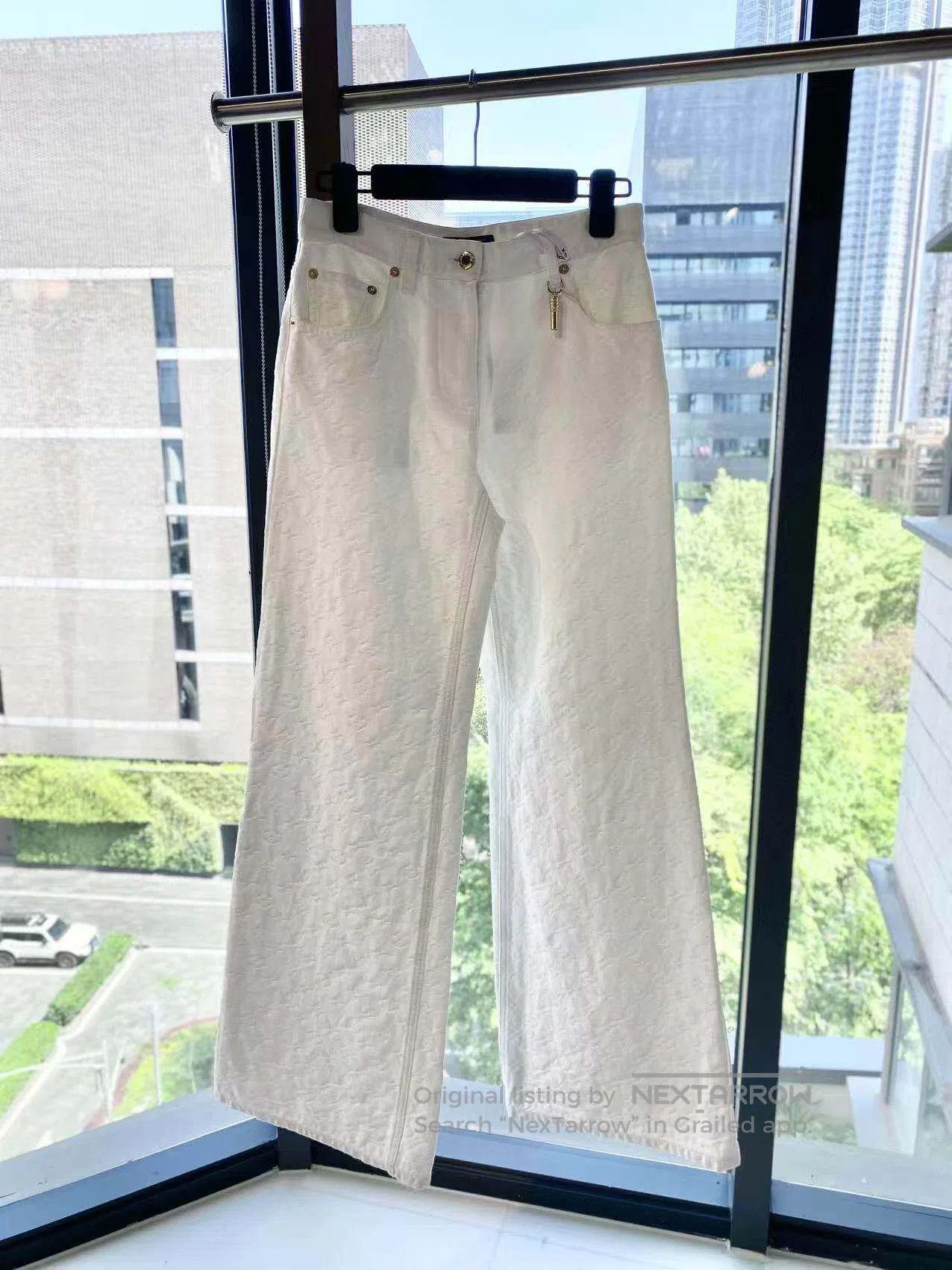 Louis Vuitton Louis Vuitton 25SS presbydo-printed denim trousers| Size 42" / US 20 - 2 Thumbnail